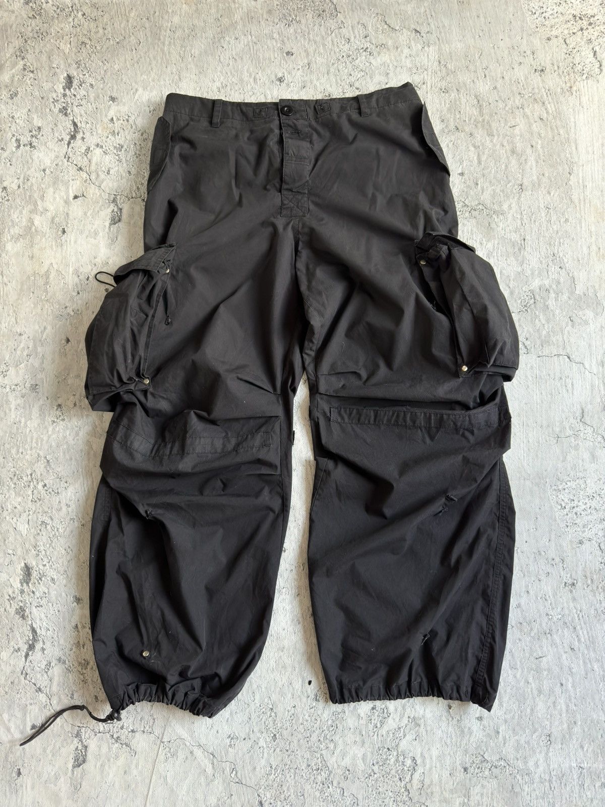 Vintage NINJA 🥷🏿 Parachute Cargo Pocket Pants Size US 34 / EU 50 - 2 Thumbnail