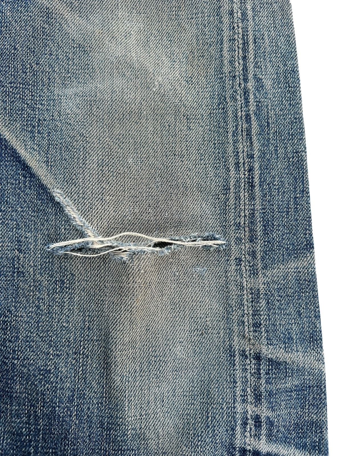 Kapital Vintage Full Count Selvedge Distressed Repair Denim Jeans Size US 30 / EU 46 - 10 Thumbnail