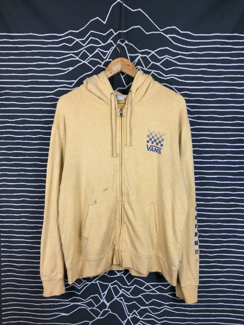 Vans Vans Off The Wall Checkerboard Logo Zipper Hoodie Size US XL / EU 56 / 4 - 2 Thumbnail