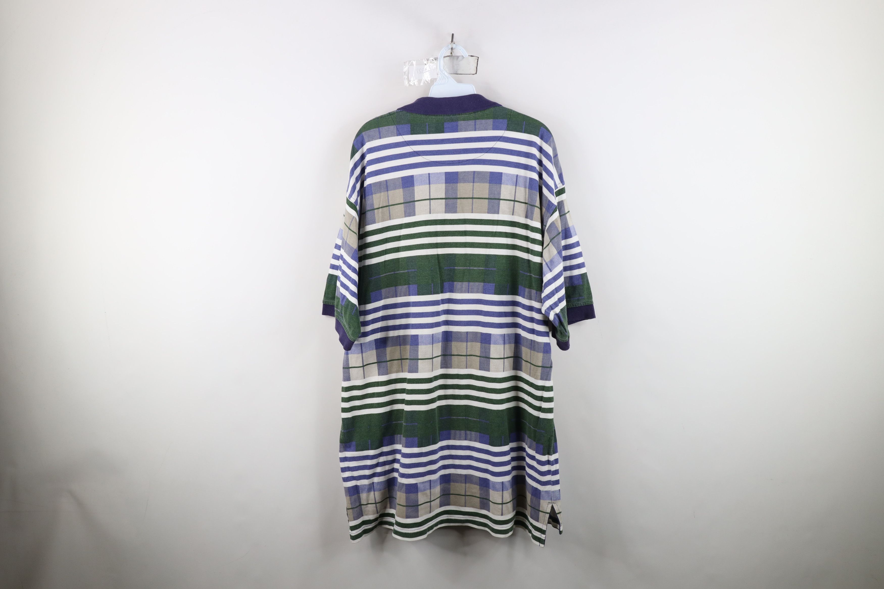 Vintage Vintage 90s Streetwear Striped Collared Golf Polo Shirt Size US XL / EU 56 / 4 - 12 Thumbnail