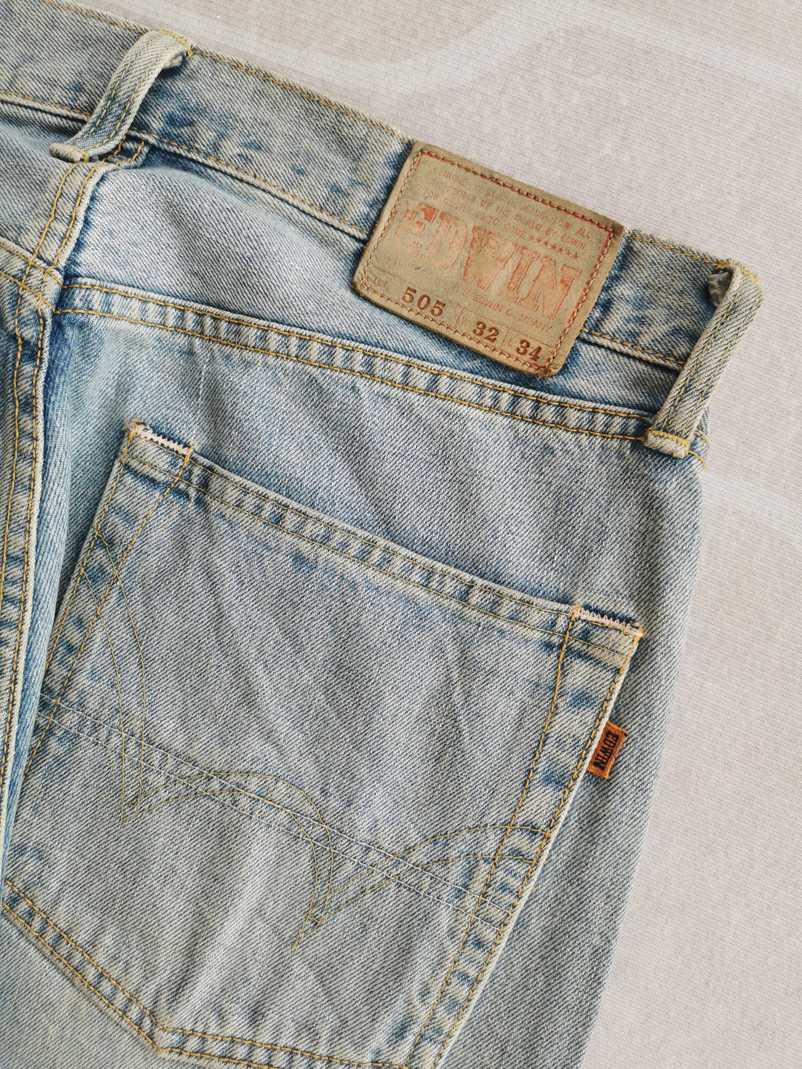 Kapital Vintage Edwin 505 Baggy Selvedge Denim Jeans Size US 32 / EU 48 - 6 Thumbnail