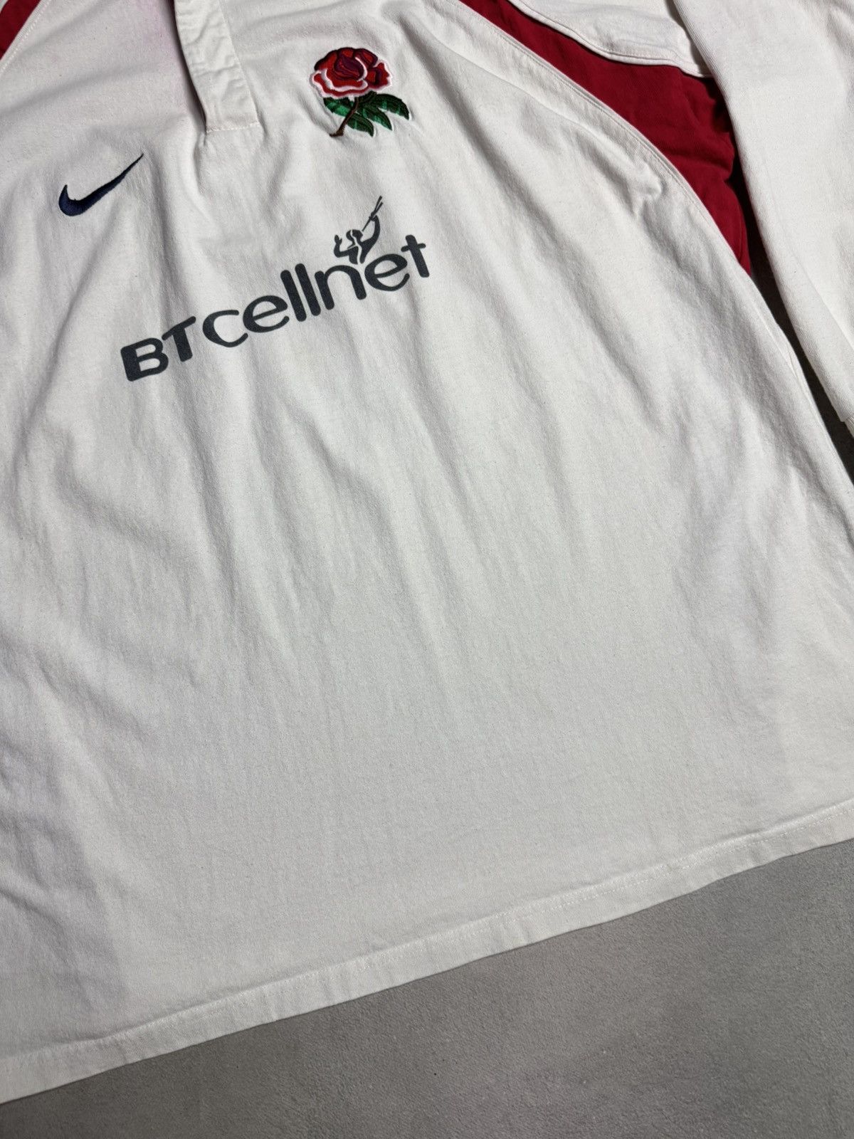 Nike England Rugby Union 1999 2000 Home Shirt Long Sleeve Nike Size US XXL / EU 58 / 5 - 4 Thumbnail