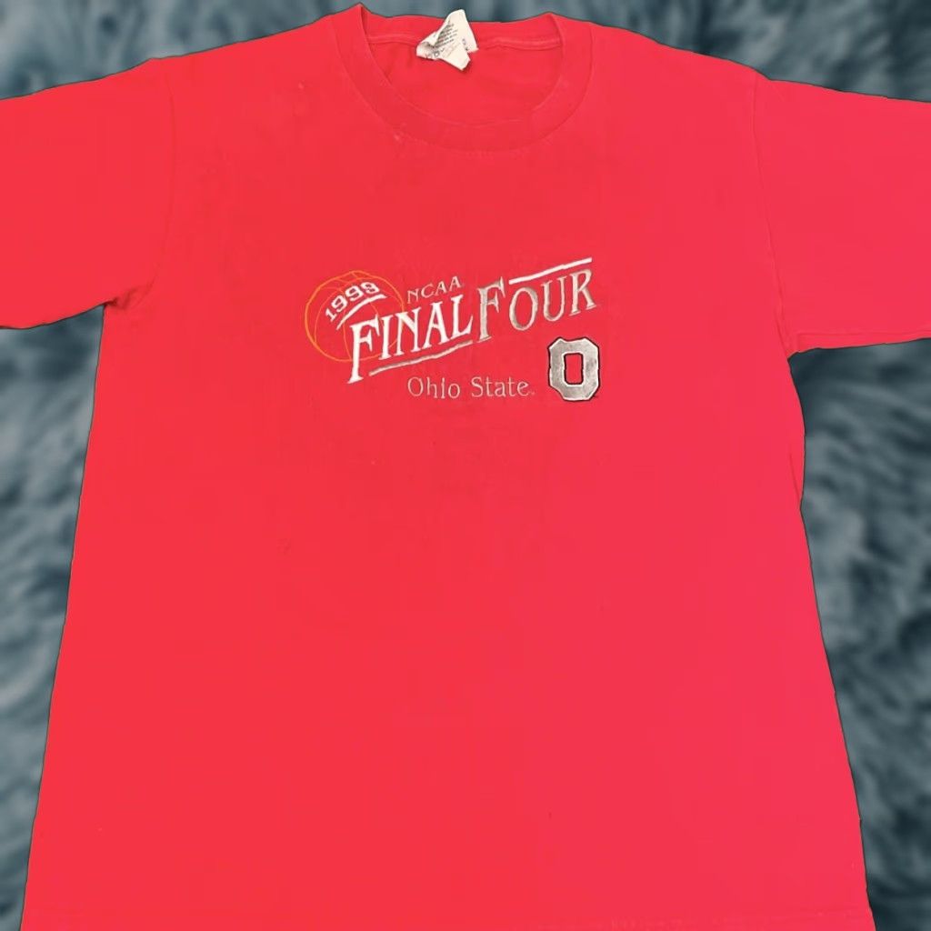 Vintage VINTAGE 90s Ohio State Final Four NCAA Basketball Shirt Mens M Red Lee Sport Embroidery Size US M / EU 48-50 / 2 - 1 Thumbnail
