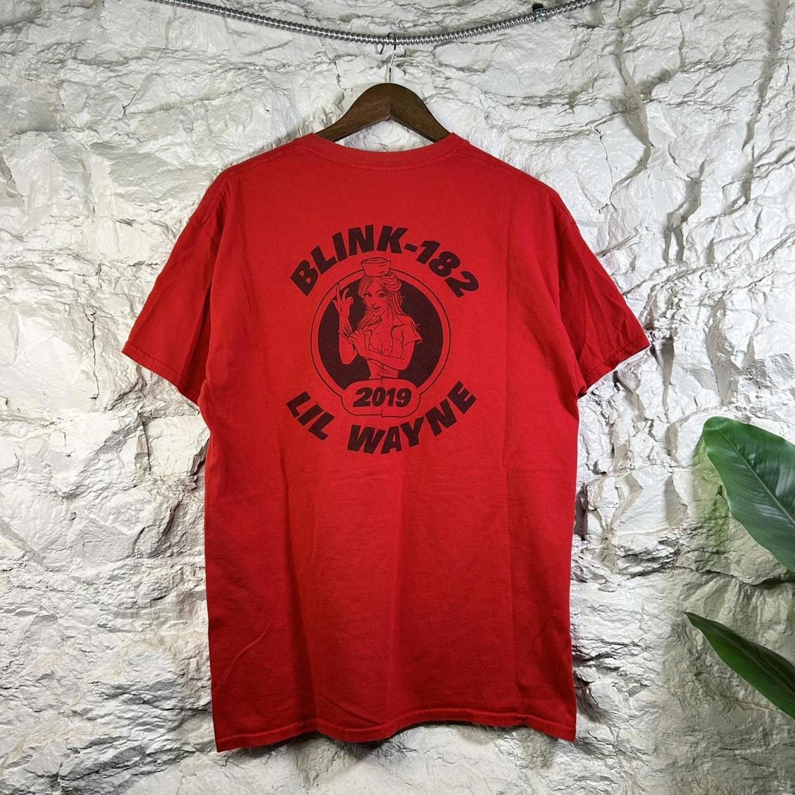 Other Blink 182 Lil Wayne 2019 Local Crew Concert Tee Size Large Size US L / EU 52-54 / 3 - 2 Thumbnail