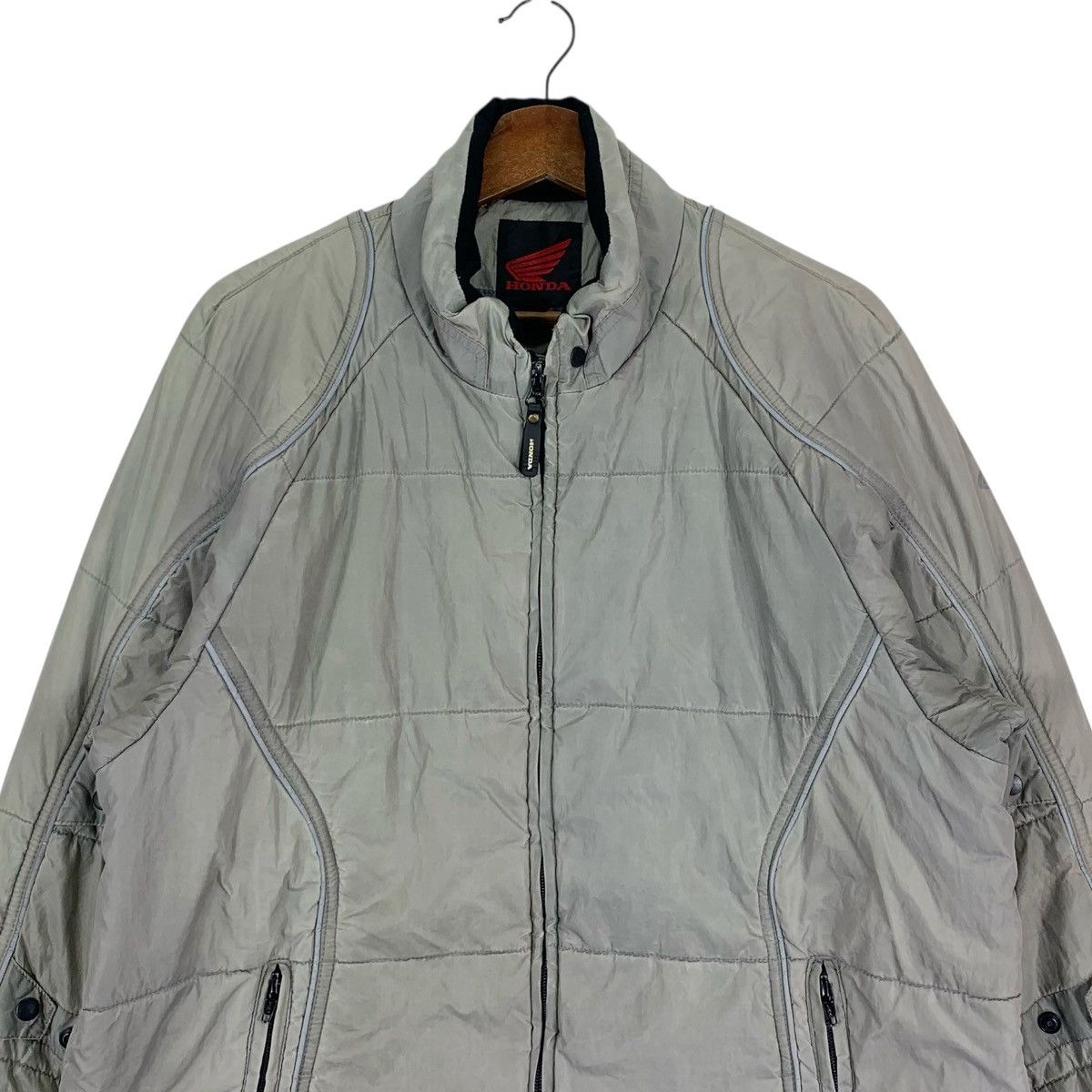 Honda Vintage Honda Racing Full Zipper Puffer Jacket Size US L / EU 52-54 / 3 - 2 Thumbnail