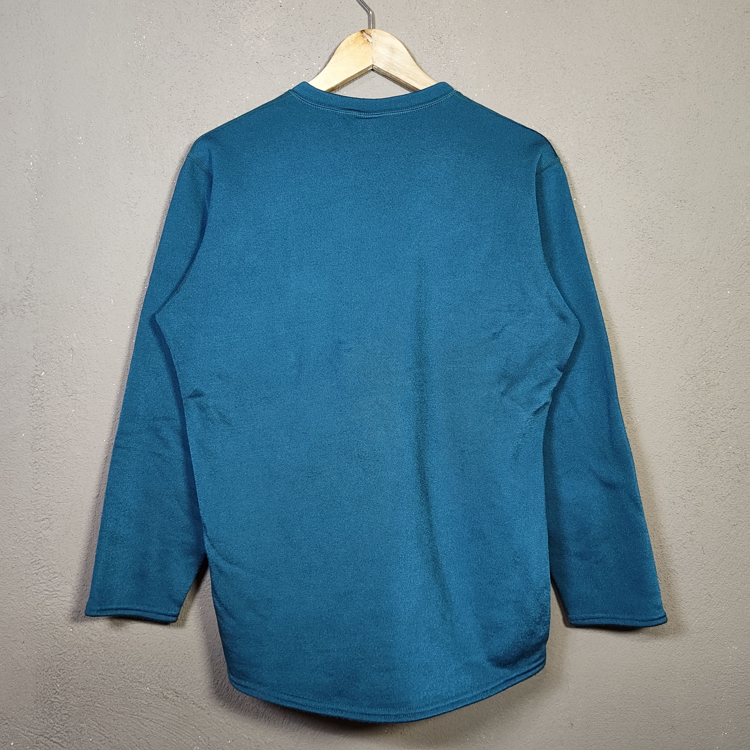 Patagonia Vintage 80s/90s PATAGONIA CAPILENE Fleece Henley Sweatshirt Size US M / EU 48-50 / 2 - 2 Thumbnail