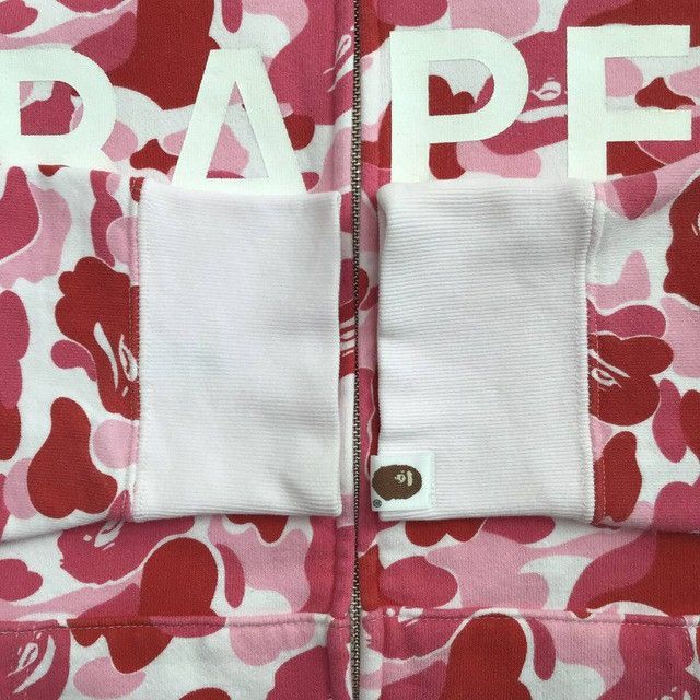 Bape BAPE LOGO ABC camo pink full zip hoodie a bathing ape Size US M / EU 48-50 / 2 - 5 Thumbnail