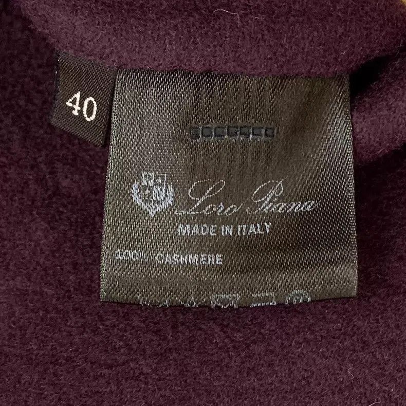 Loro Piana Loro Piana Burgundy cashmere lapel single-breasted long-sl Size XS / US 0-2 / IT 36-38 - 6 Thumbnail
