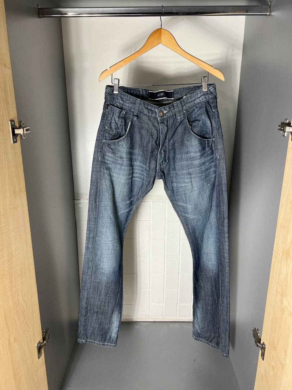 Armani VINTAGE ARMANI JEANS RETRO ITALIAN DESIGNER JEANS Y2K 90s Size US 32 / EU 48 - 4 Thumbnail