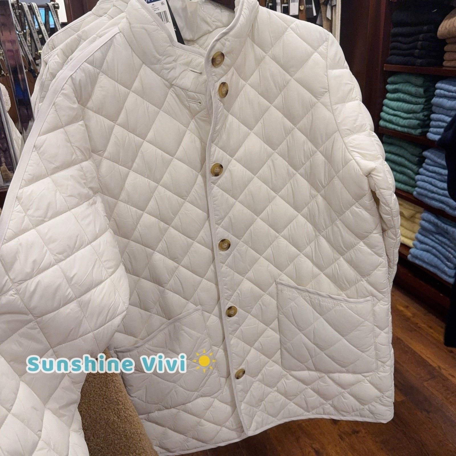 Lauren Ralph Lauren NWT Ralph Lauren Polo Women Diamond-Quilted Mockneck Jacket Size L / US 10 / IT 46 - 5 Thumbnail
