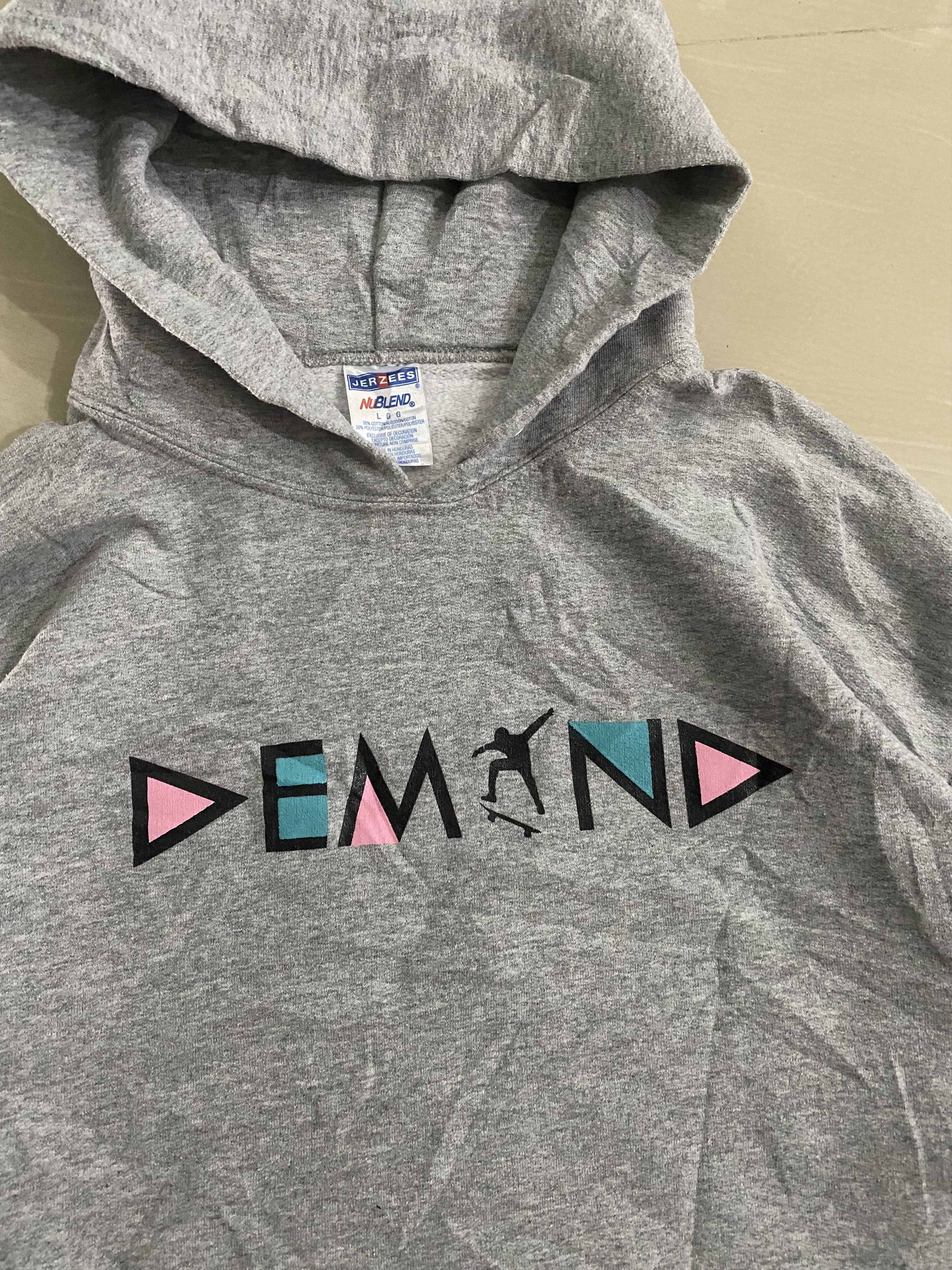 Jerzees Vintage Jerzees Demand Skate Hoodie Size US L / EU 52-54 / 3 - 2 Thumbnail