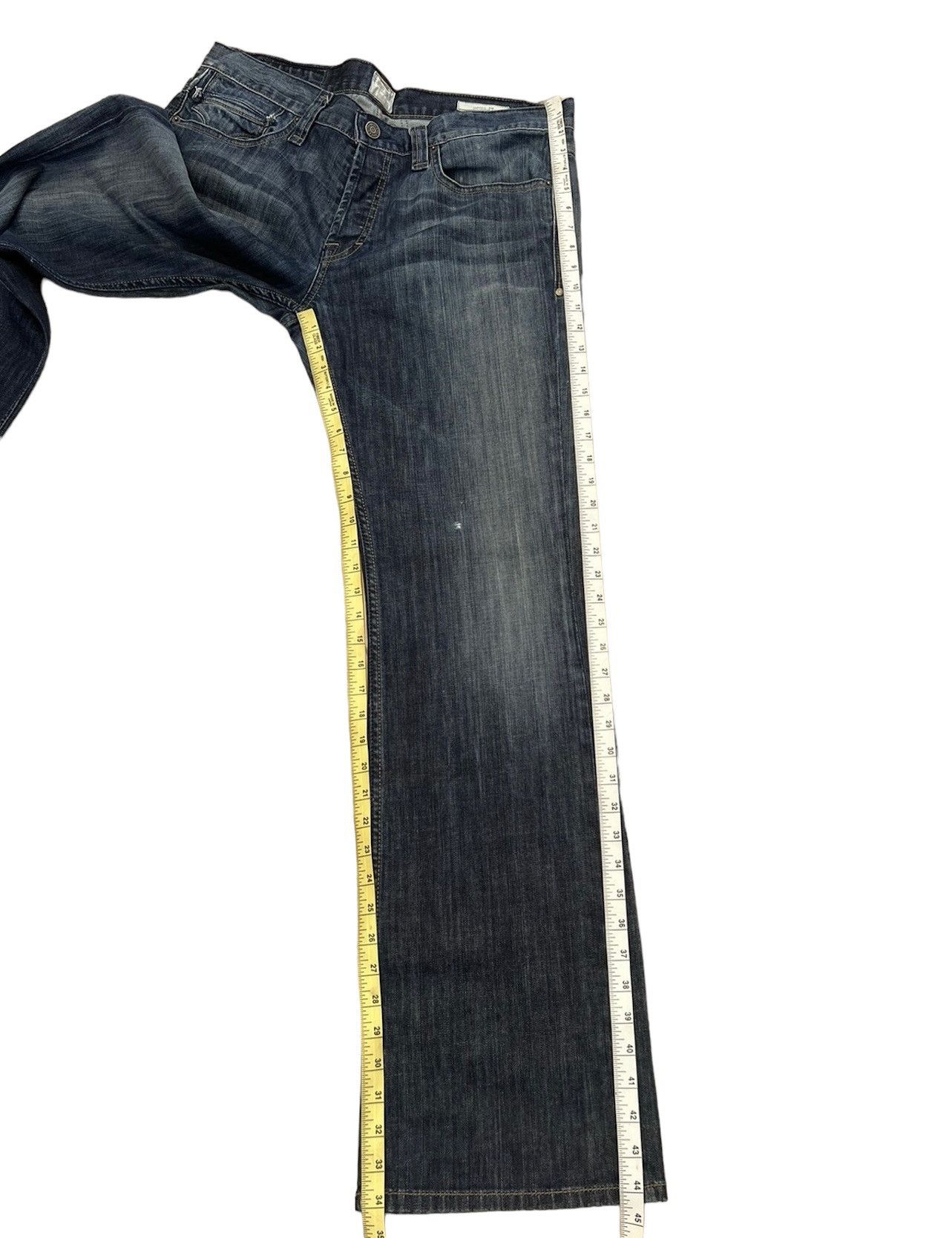 Jimmy Taverniti Vintage Taverniti So Jeans James 19 Fade Blue Denim Flare Size US 36 / EU 52 - 5 Thumbnail