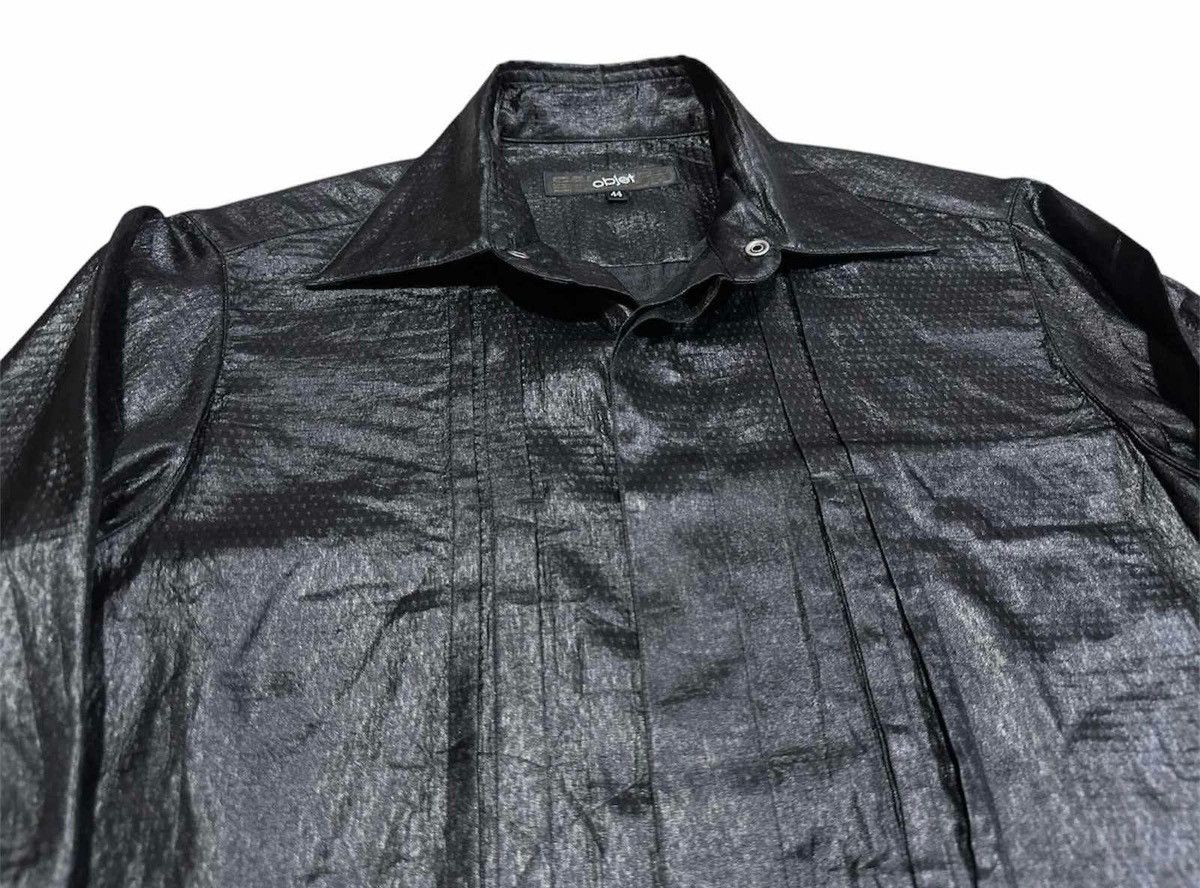 Gaultier Homme Objet × Jean Paul Gaultier 🔥Rare Vintage Jean Paul Gautier Objet Shirt Black Sheer Size US M / EU 48-50 / 2 - 7 Thumbnail