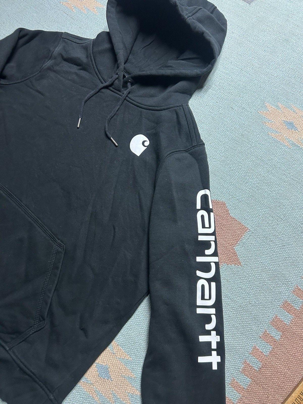 Carhartt Carhartt pullover hoodie 102791 relaxed fit women’s large Size L / US 10 / IT 46 - 2 Thumbnail