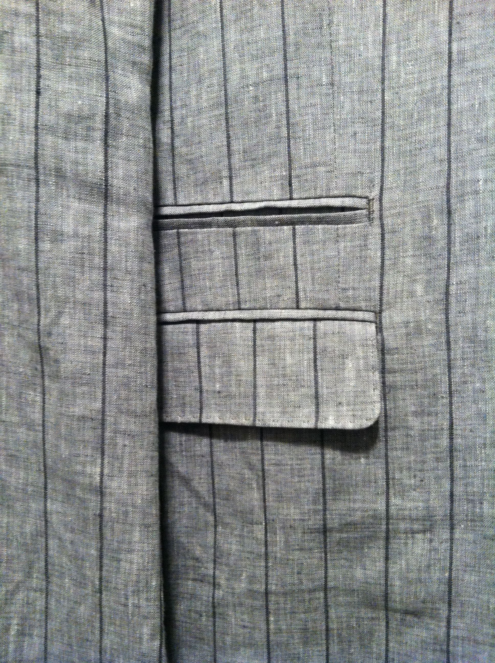 Tallia TALLIA MEN'S NEW 100%LINEN SPORT COAT BLAZER SIZE: 40L Size 40L - 3 Thumbnail