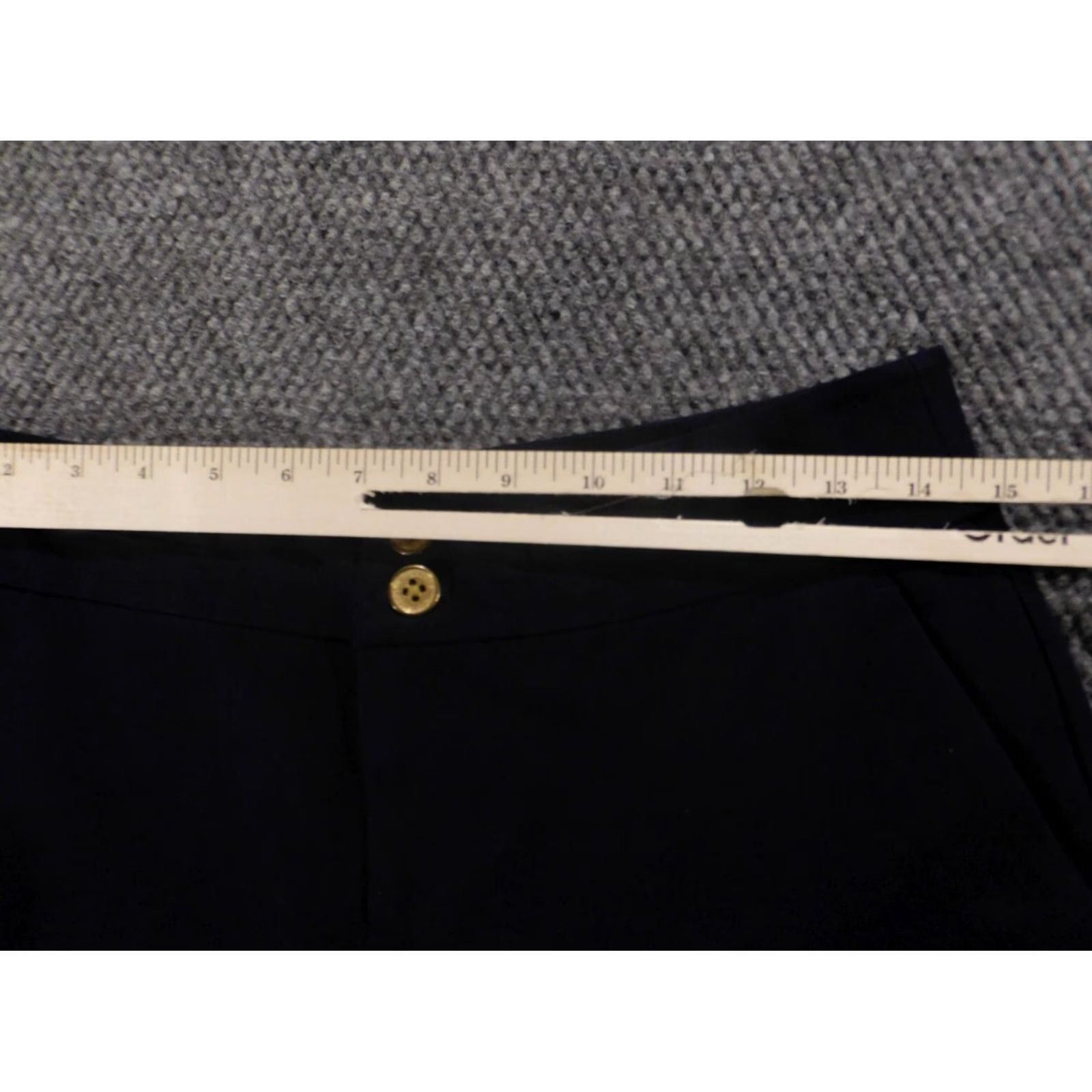 Ralph Lauren Lauren Ralph Lauren Womens Pants 4P Petite Purple Stretch Straight Crop Pant Cropped Straight 18in Inseam Womens Size 27" / US 4 / IT 40 - 3 Thumbnail