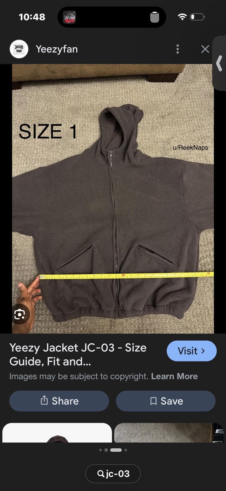 Yeezy Jc-03 s1 yeezy no longer on yzy.com SHIPSDAYOF Size US M / EU 48-50 / 2 - 7 Thumbnail