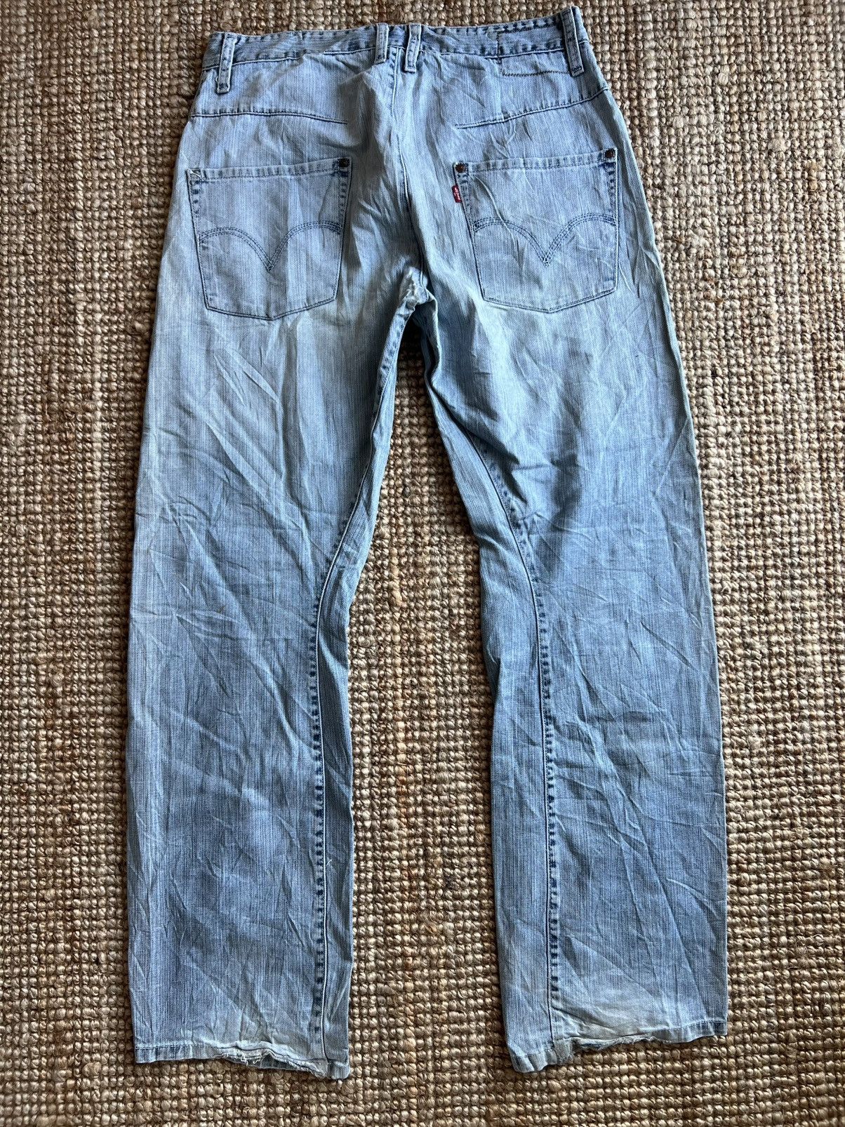 Levi's Levis Engineered Twisted Jeans Tag W33 Actual 33x33 Size US 33 - 4 Thumbnail
