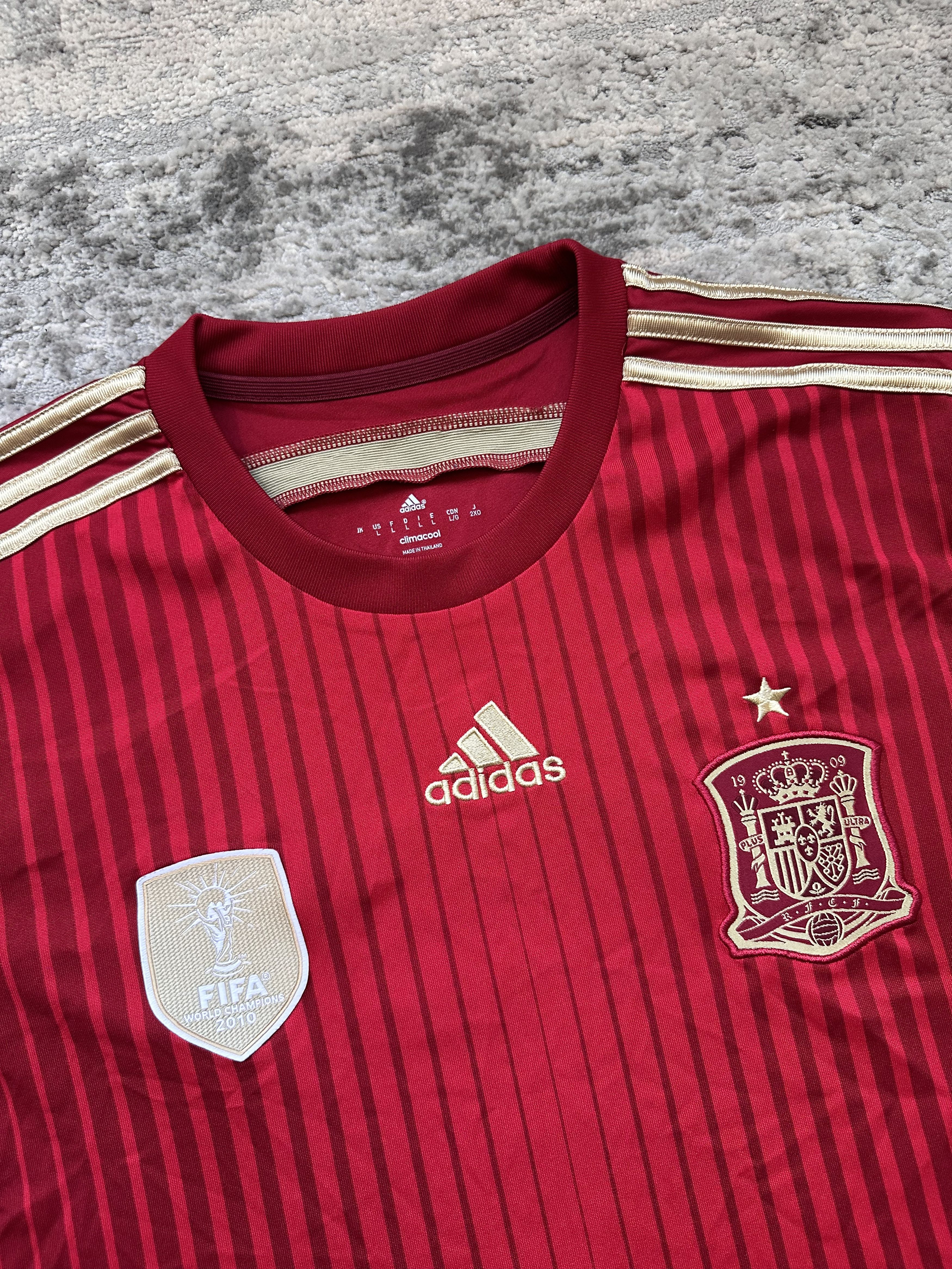 Adidas Adidas Spain Jersey Size US L / EU 52-54 / 3 - 3 Thumbnail