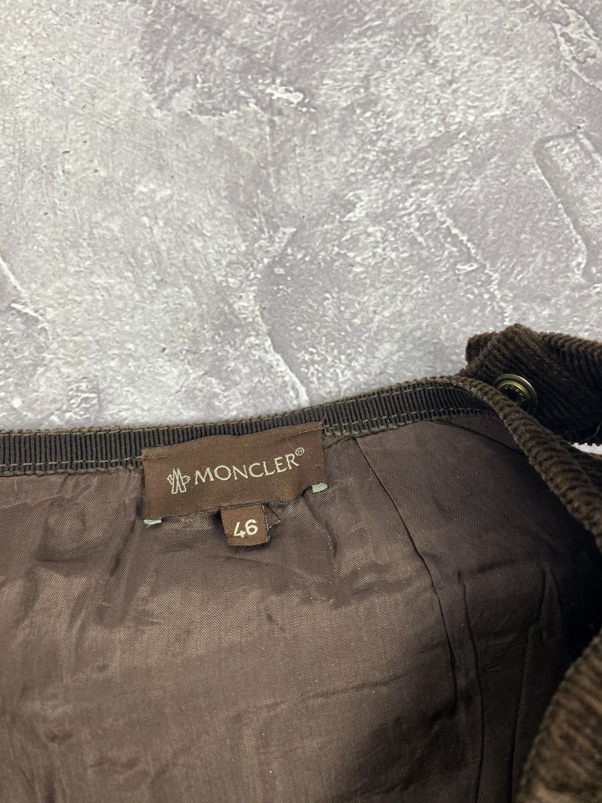 Moncler Vintage Women Moncler Corduroy Skirt Brown IT46 Size 32" / US 10 / IT 46 - 5 Thumbnail
