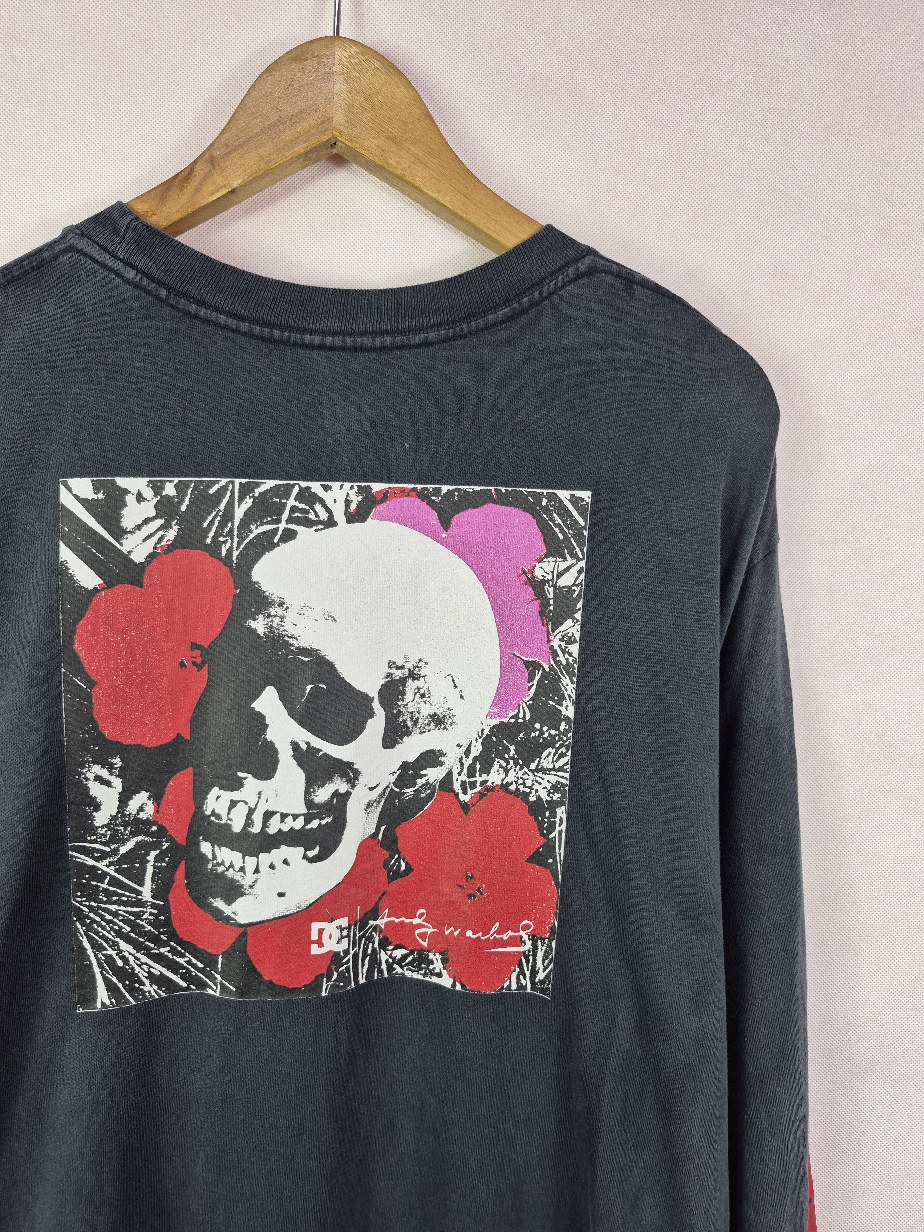 Andy Warhol 🔥 Andy Warhol x DC Skate Streetwear Skulls Pop Art Tee Size US L / EU 52-54 / 3 - 3 Thumbnail