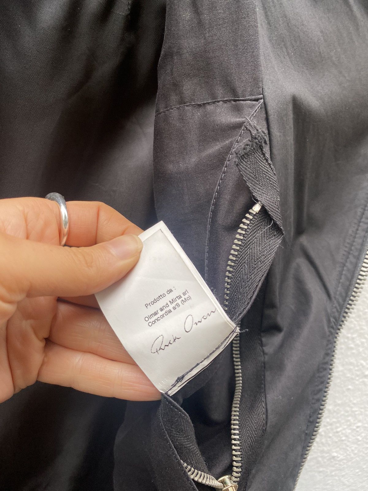 Rick Owens Rick Owens RELEASE SS10 Denim Jacket with Leather Sleeves Size US S / EU 44-46 / 1 - 12 Thumbnail