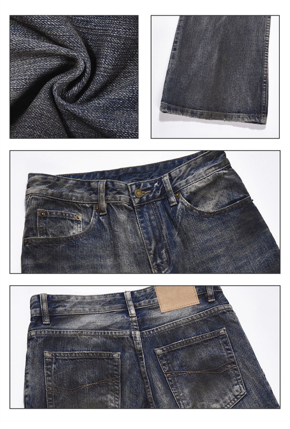 Jean Straight Leg Loose Street Jeans Size US 32 / EU 48 - 9 Thumbnail