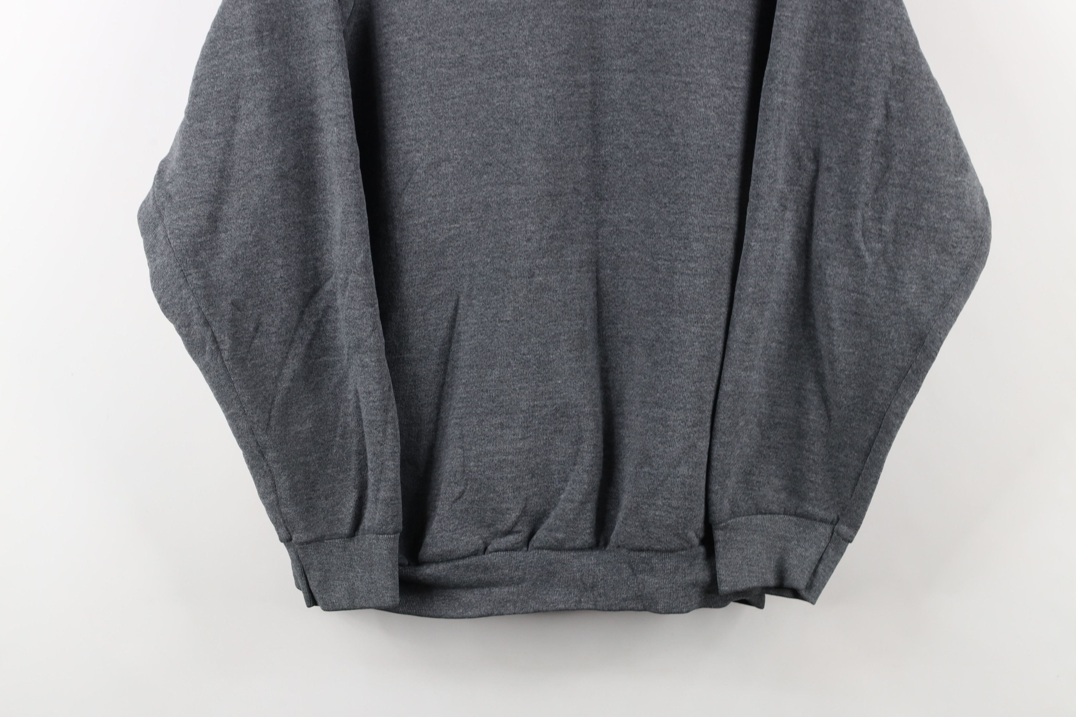 Vintage Vintage 80s 90s Streetwear Blank Crewneck Sweatshirt USA Size US L / EU 52-54 / 3 - 3 Thumbnail