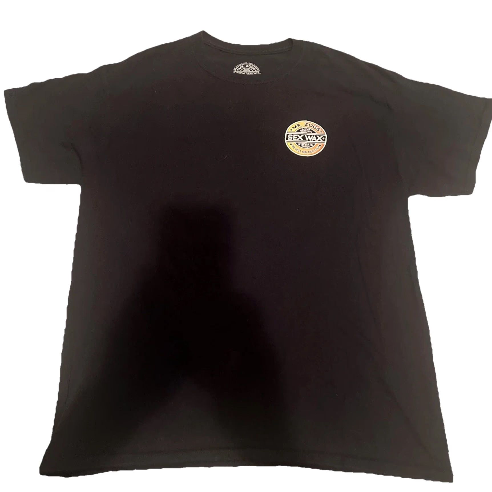 Vintage VINTAGE Mr. Zogs Sex Wax Sunrise Sunset Shirt Adult Large Black Graphic Print 90s Surfer Mens Size US L / EU 52-54 / 3 - 2 Thumbnail