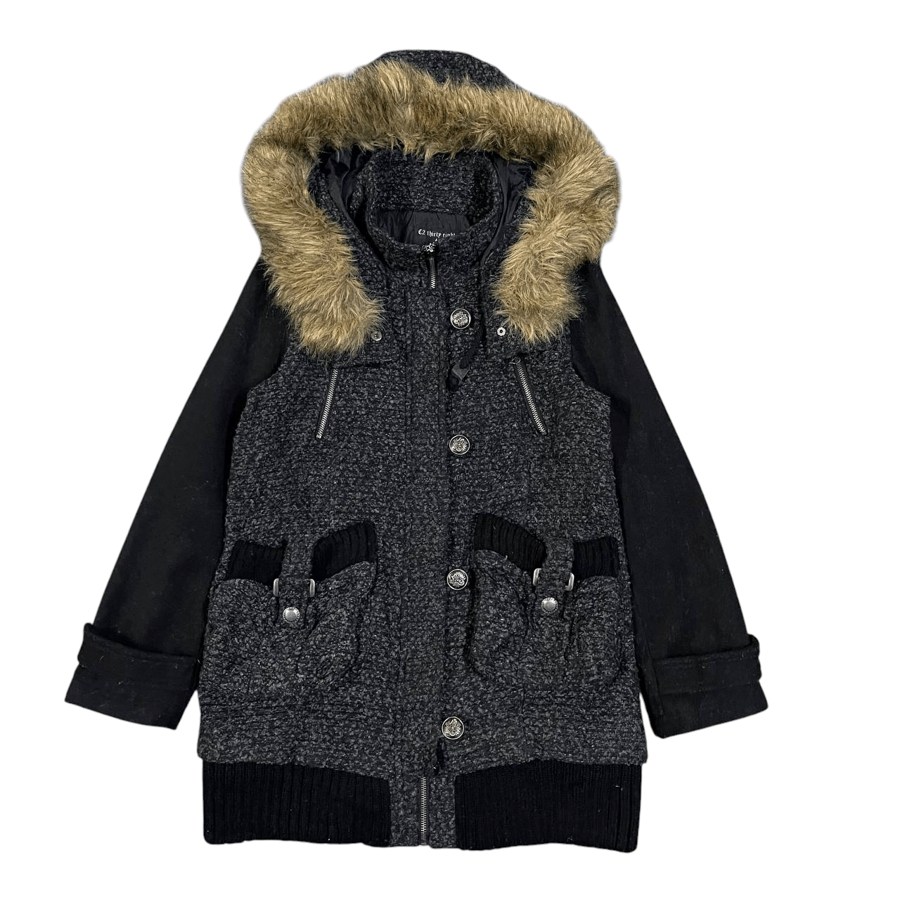 If Six Was Nine C2 Thirty Eight Fur Jacket Size L / US 10 / IT 46 - 1 Thumbnail
