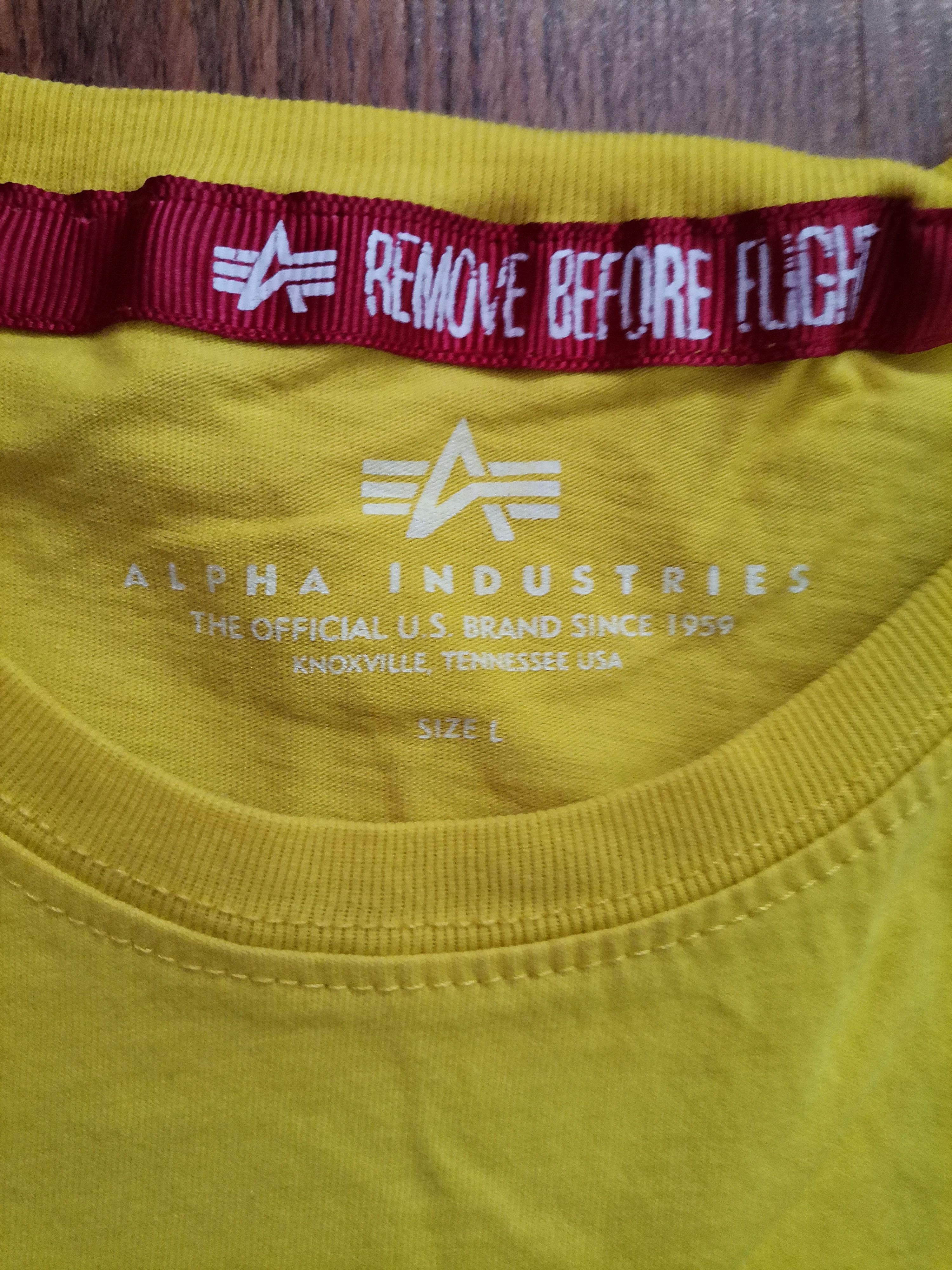Alpha Industries Alpha Industries Tee Size US L / EU 52-54 / 3 - 2 Thumbnail