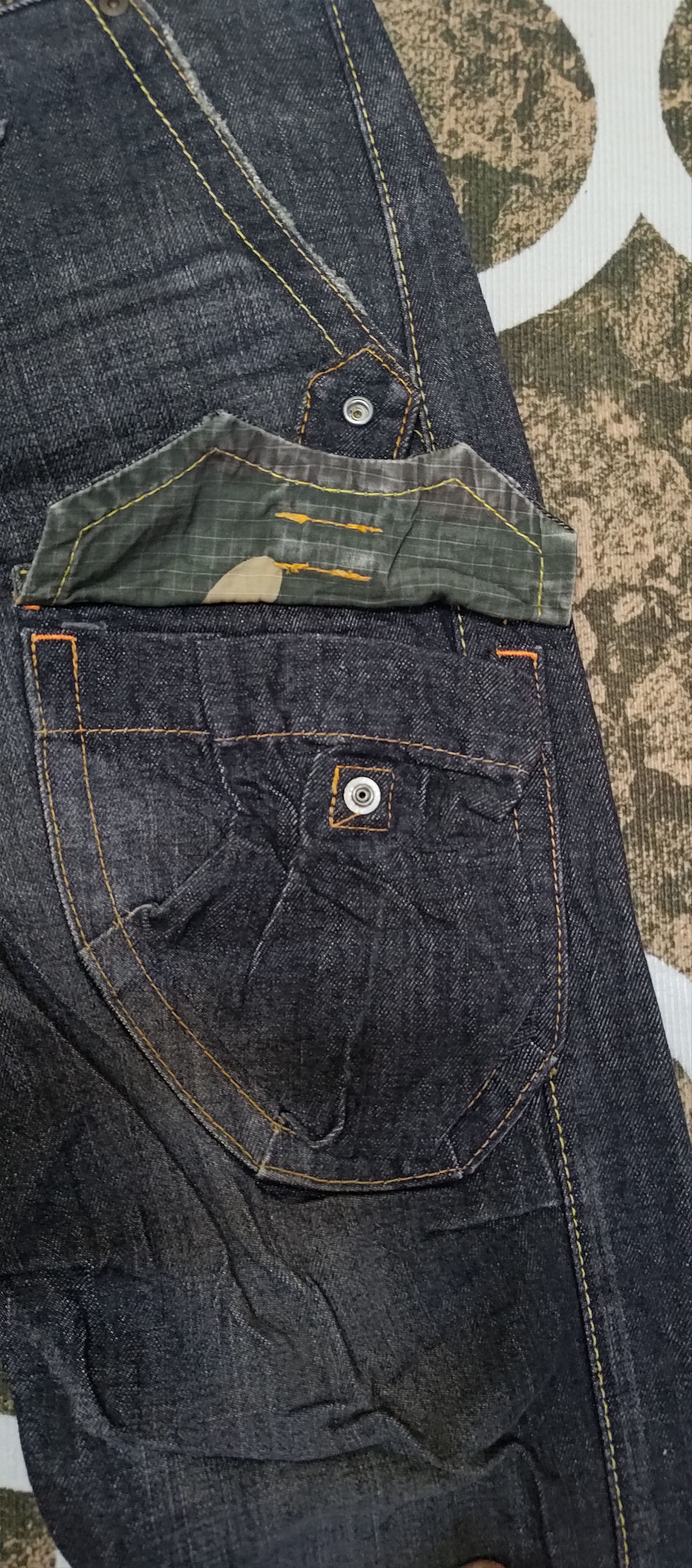 Edwin EDWIN CARGO POCKET BOOTCUT DENIM PANTS Size US 33 - 7 Thumbnail