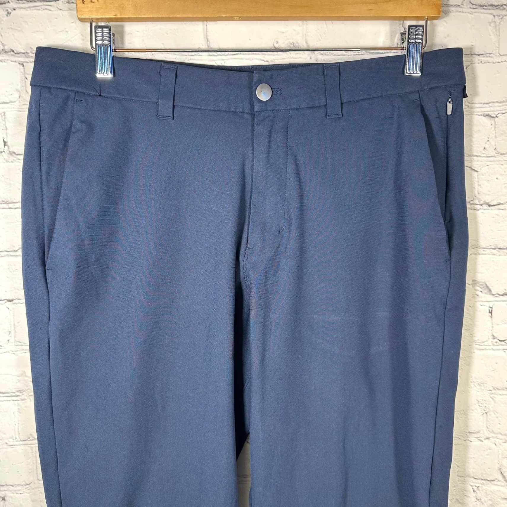 Lululemon Lululemon Commission Slim Fit Pants Mens 34 Navy Blue Chino Trousers 5-Pocket Casual Workwear Size US 33 - 2 Thumbnail