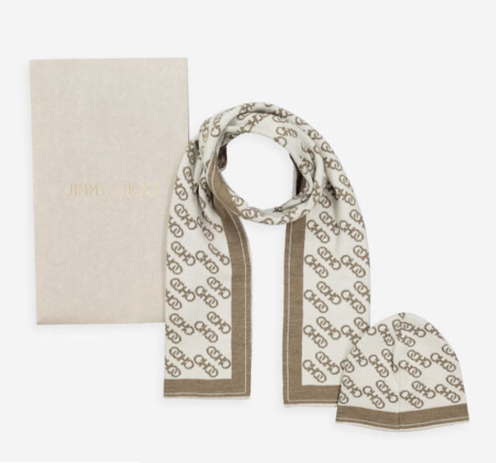 Jimmy Choo JIMMY CHOO • SCARF AND BENNIE Size ONE SIZE - 2 Thumbnail