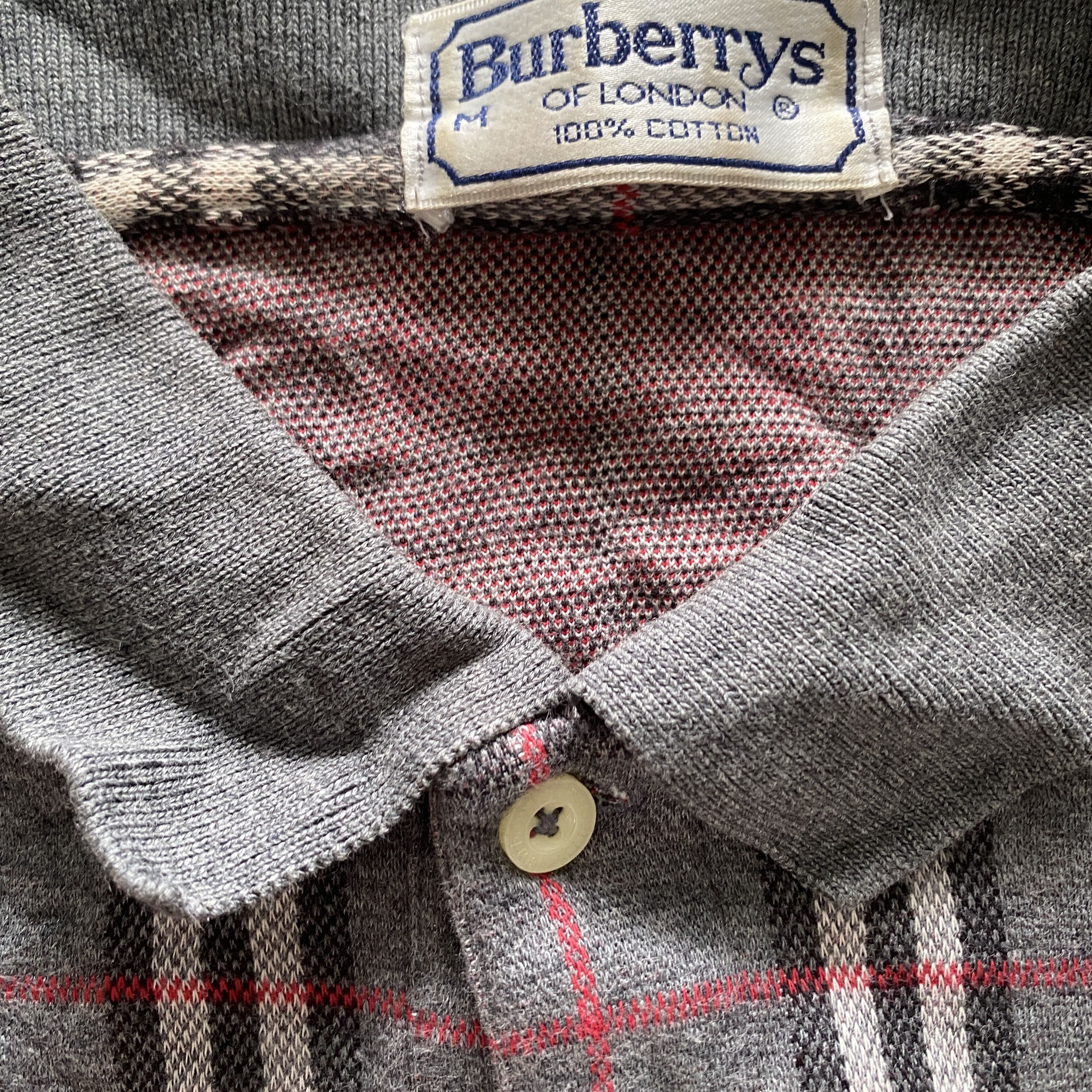 Burberry Vintage Burberry Rugby Novacheck Longsleeve Poloshirt Size US M / EU 48-50 / 2 - 3 Thumbnail