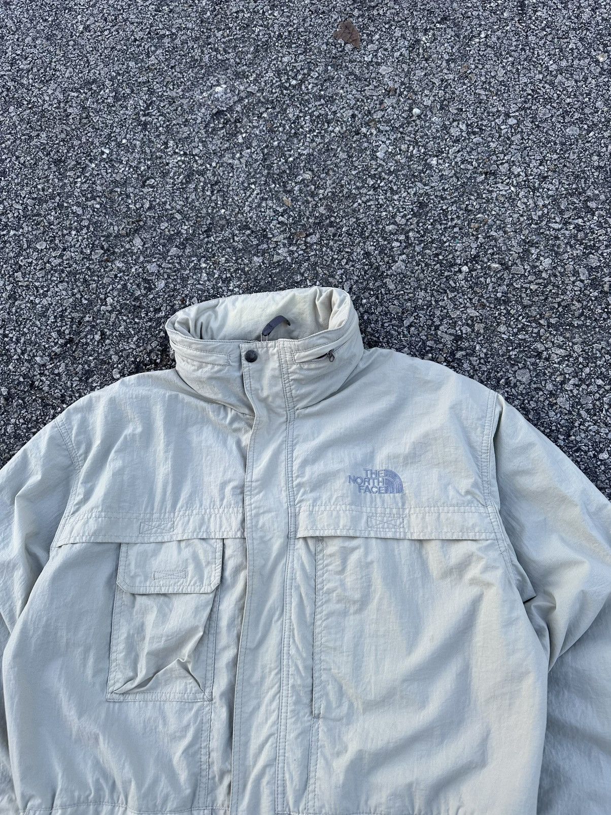 The North Face 👹The North Face Cream Utility Jacket Size US XL / EU 56 / 4 - 4 Thumbnail