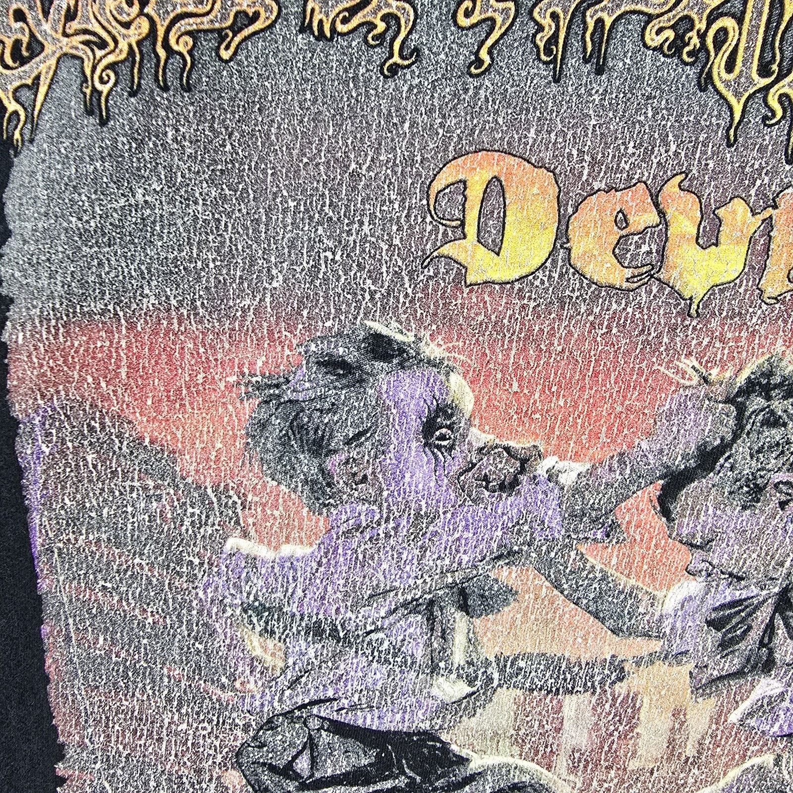 Gildan Cradle Of Filth DevilDriver Double Trouble Live Shirt Large Size US L / EU 52-54 / 3 - 3 Thumbnail