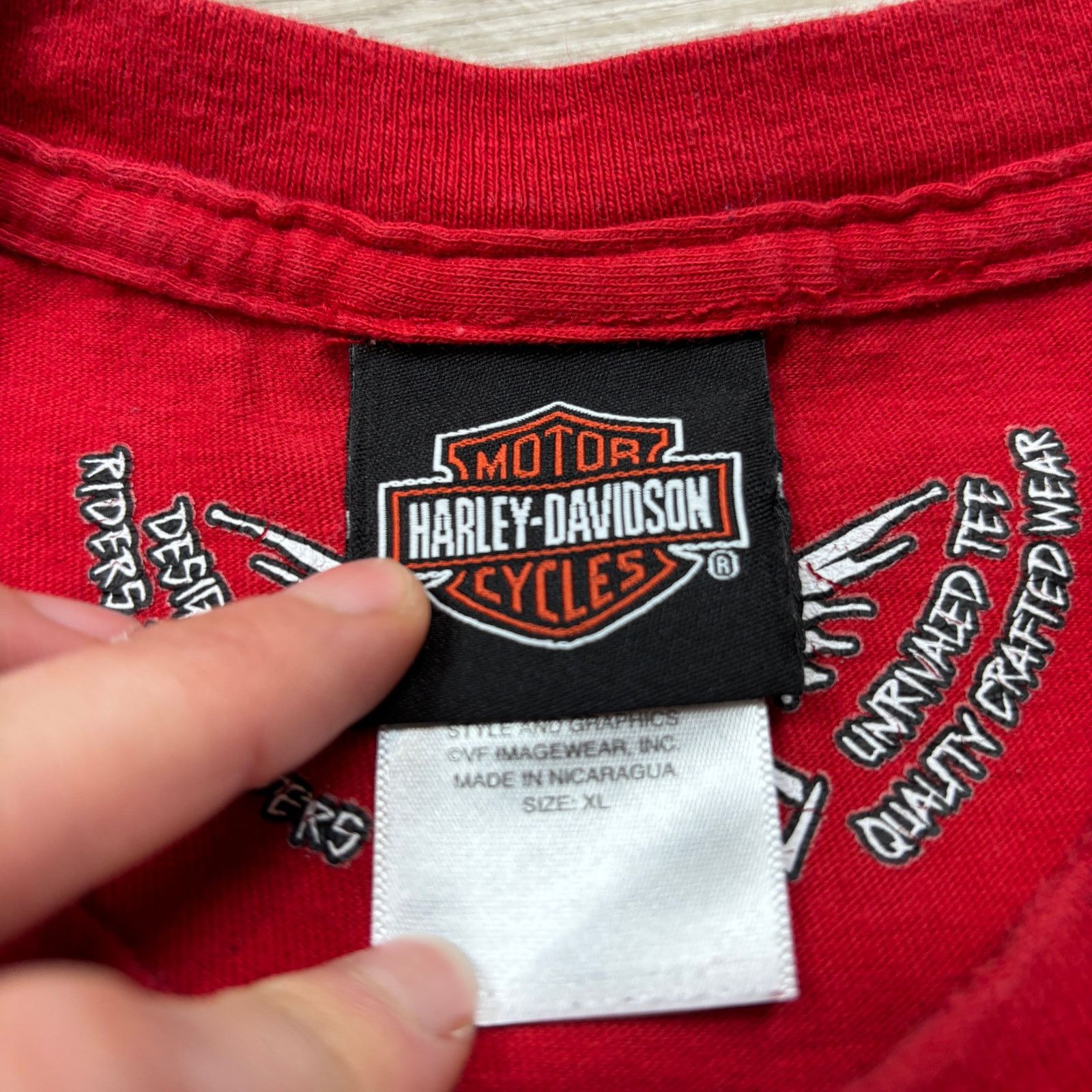 Harley Davidson Harley Davidson Biker Built Amarillo Texas T Shirt Men's XL Size US XL / EU 56 / 4 - 7 Thumbnail