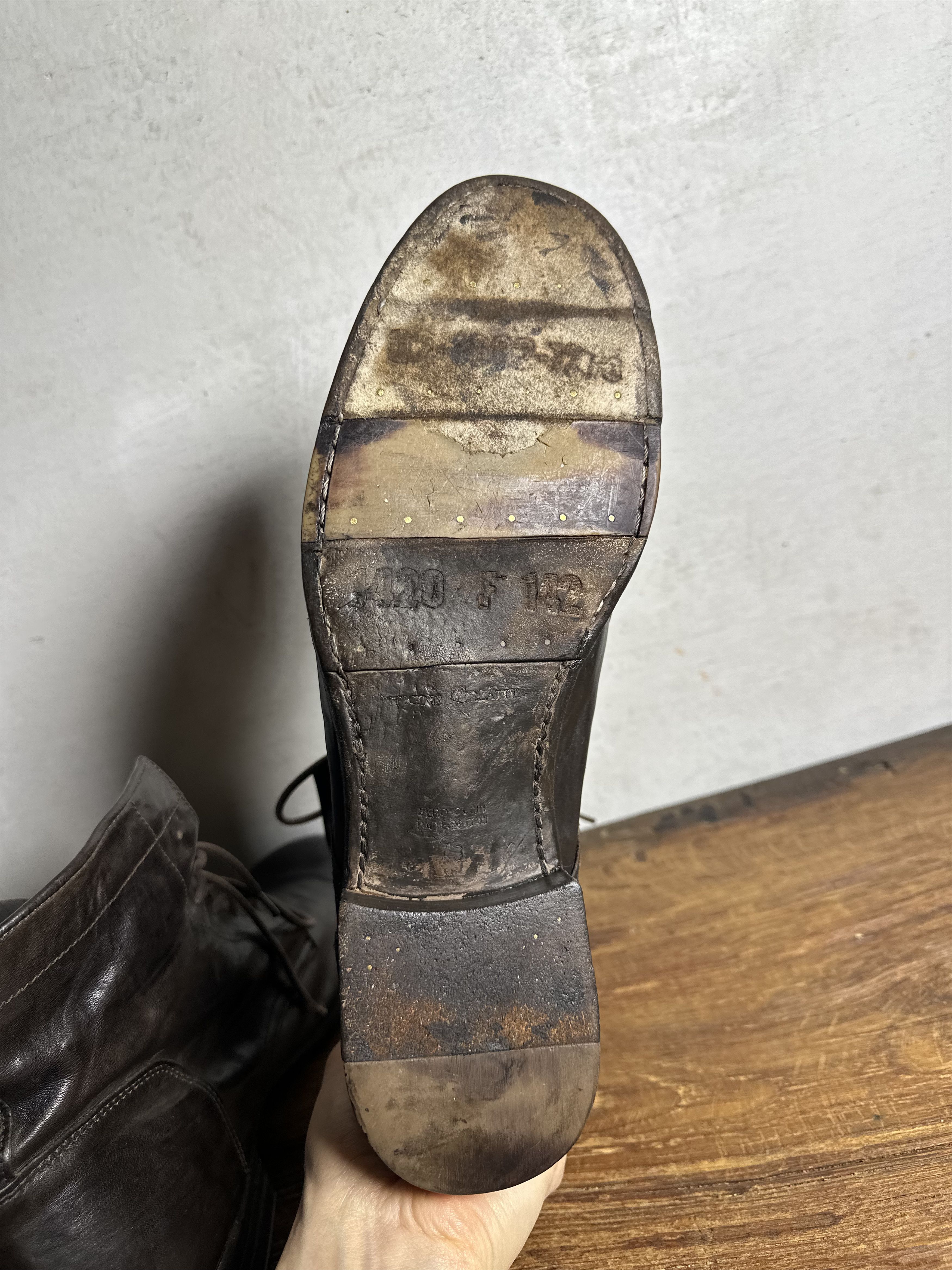 Officine Creative Officine Creative Brown Leather Boots HIVE 016 Size US 10 / EU 43 - 10 Thumbnail