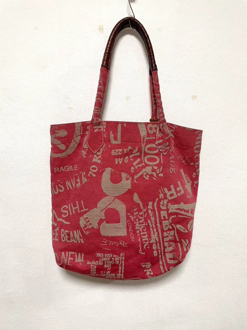 Vivienne Westwood Vivienne Westwood size os English letter printed tote bag Size ONE SIZE - 3 Thumbnail