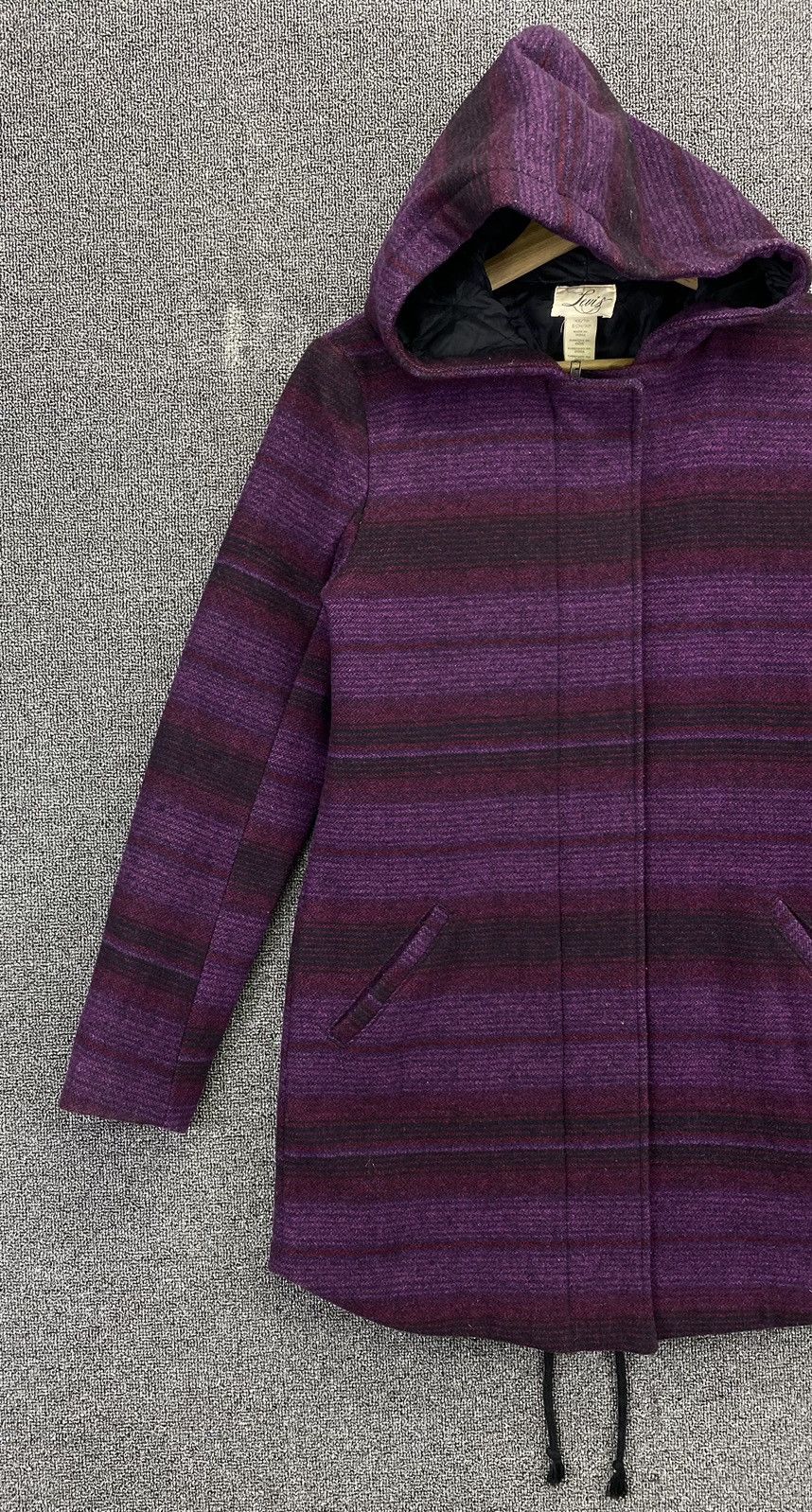 Levi's Vintage Levis Hoodie Shadow Plaids Wool Jacket Size XS / US 0-2 / IT 36-38 - 3 Thumbnail