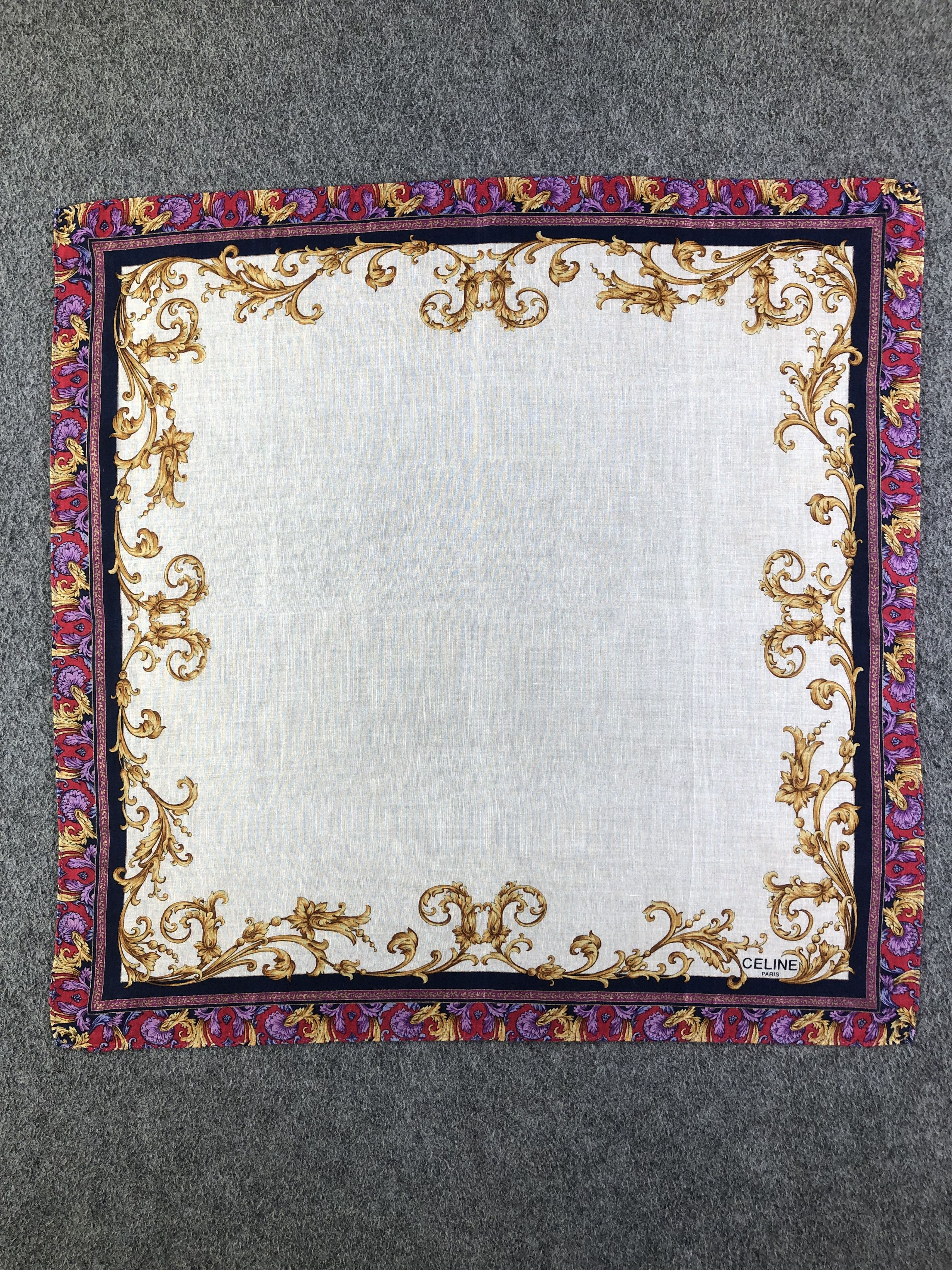 Celine Celine Handkerchief / Bandana / Neckerchief C430 Size ONE SIZE - 4 Thumbnail