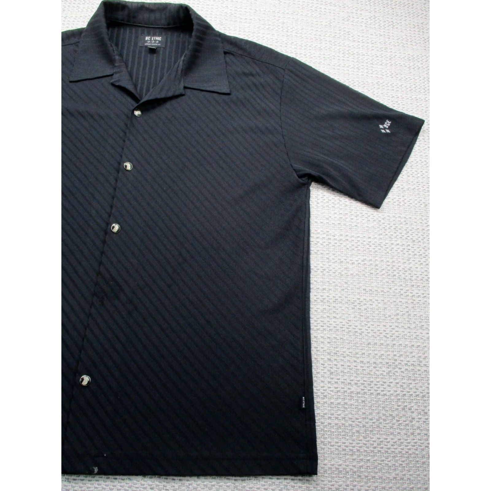 Etro VINTAGE BC Ethic Klutz Cut Shirt Men XL Button Up Retro Bowling USA Made Dice Shirt Size US XL / EU 56 / 4 - 2 Thumbnail