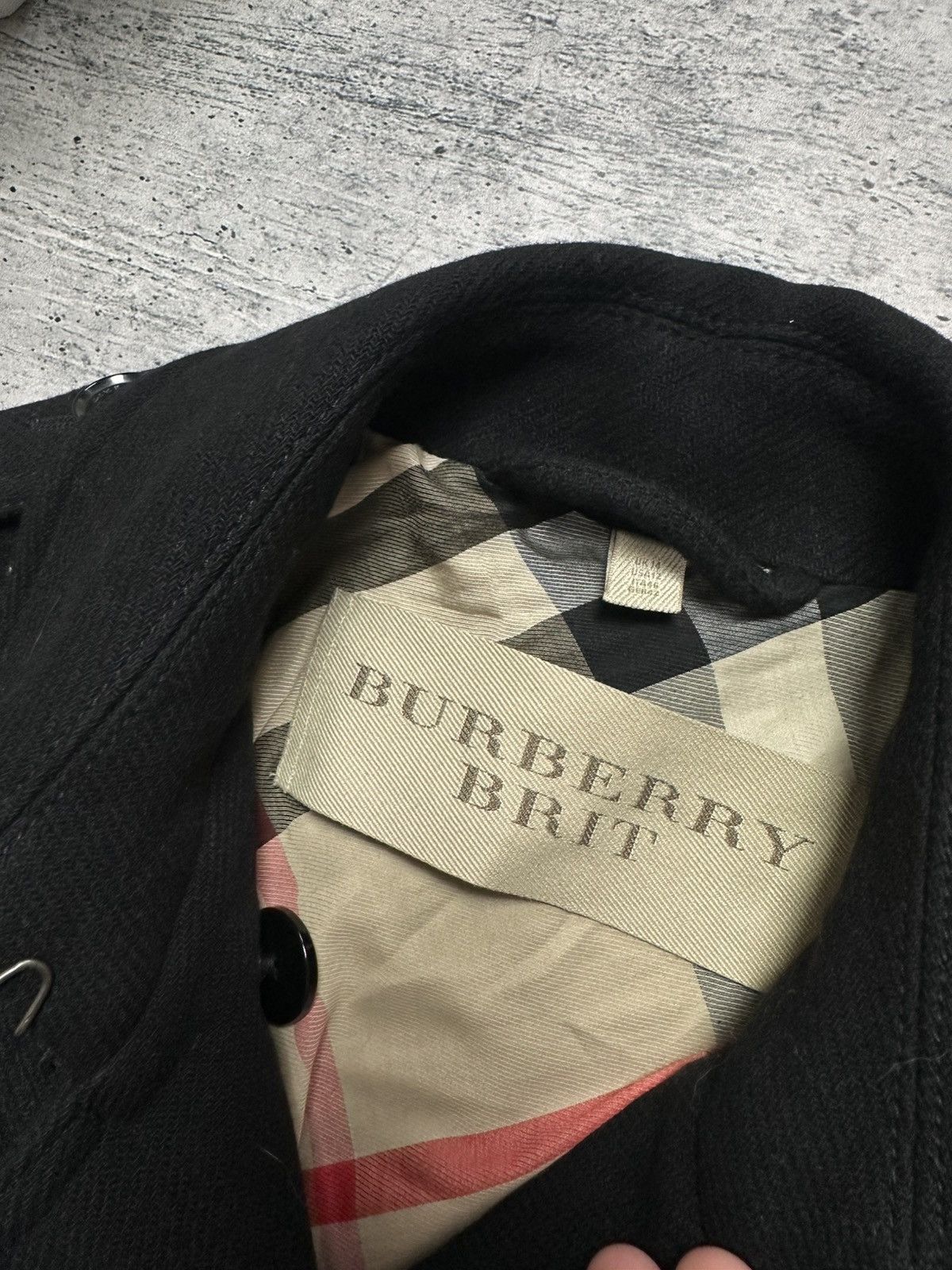 Burberry Burberry Brit Wool Lux Virgin Women Coat Jacket Size XL / US 12-14 / IT 48-50 - 7 Thumbnail