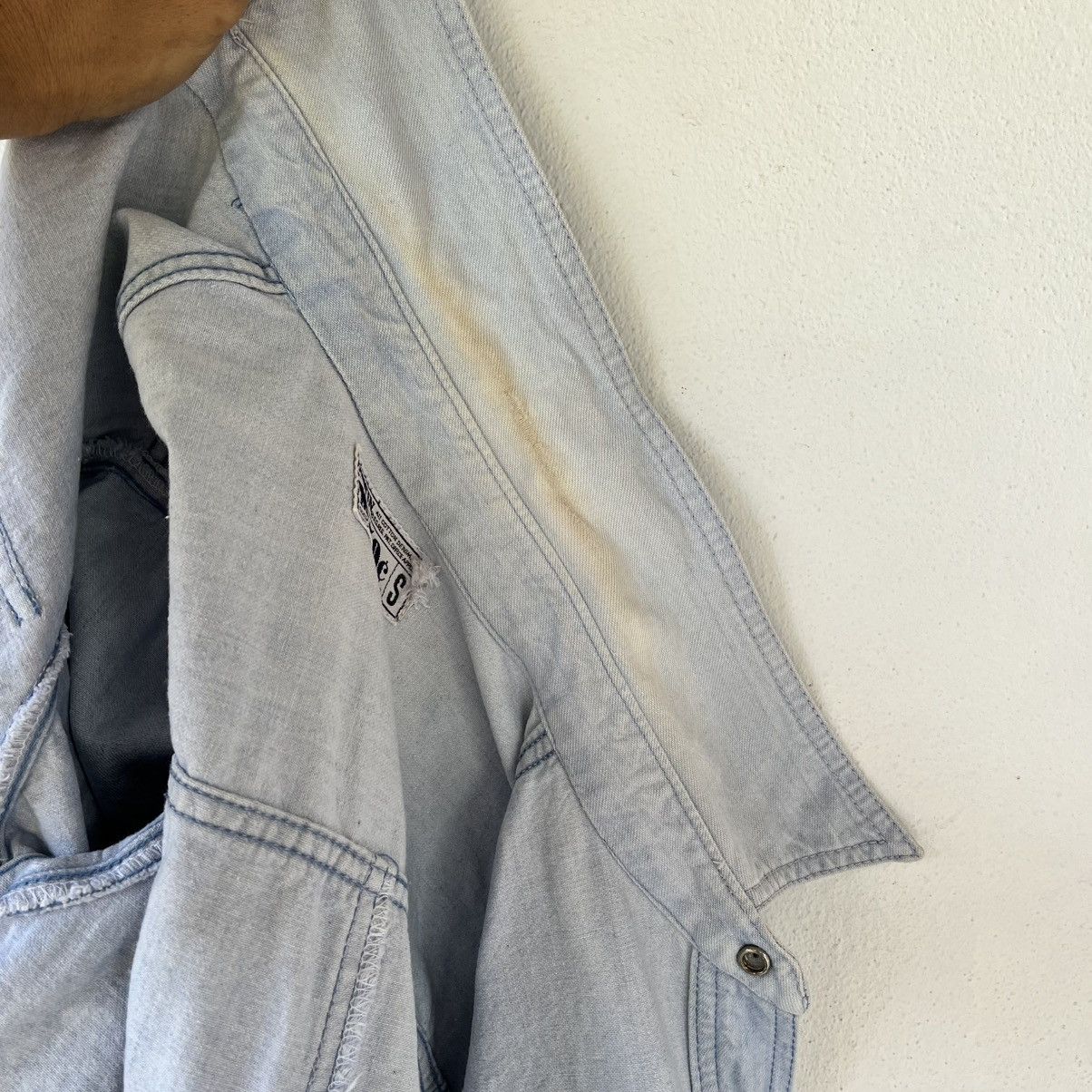 Edwin Vintage Edwin MR 50C Denim Chore Jacket – Made in Japan Size XS / US 0-2 / IT 36-38 - 17 Thumbnail