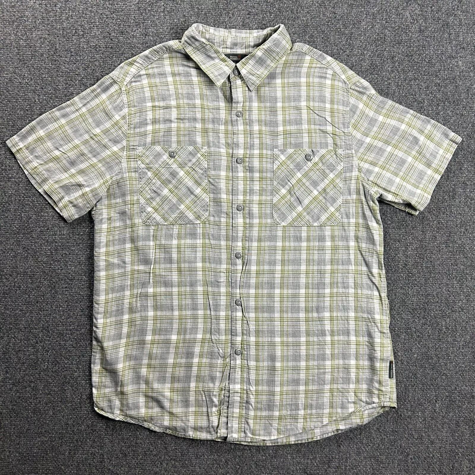 Royal Robbins Royal Robbins Shirt Mens Large Plaid Standard Fit Button Up Size US L / EU 52-54 / 3 - 1 Thumbnail