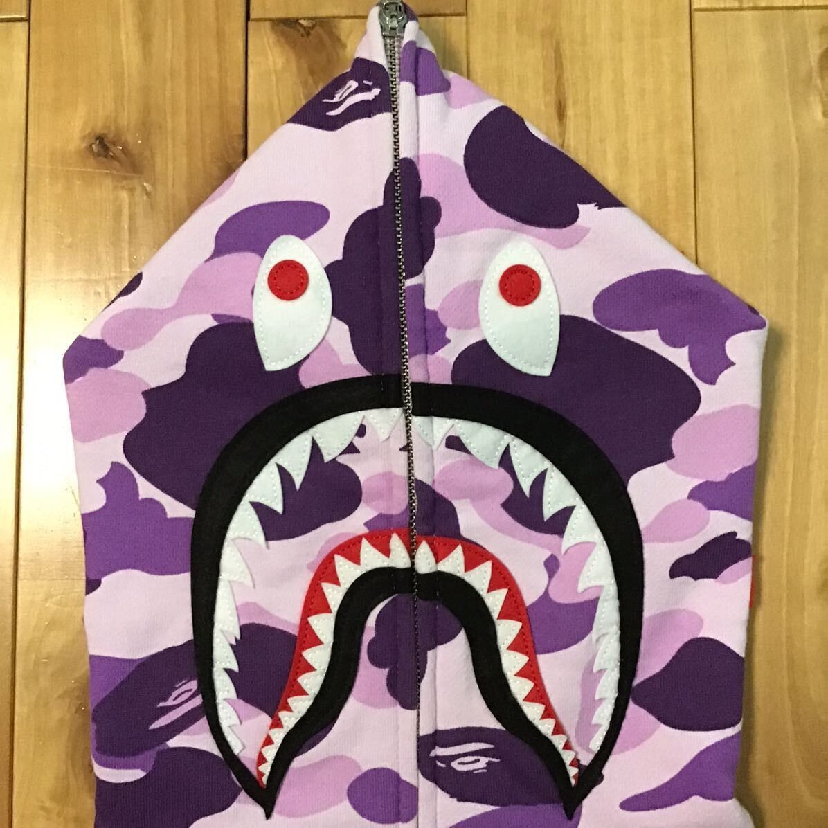 Bape Taipei city camo shark full zip hoodie a bathing ape BAPE Size US S / EU 44-46 / 1 - 3 Thumbnail