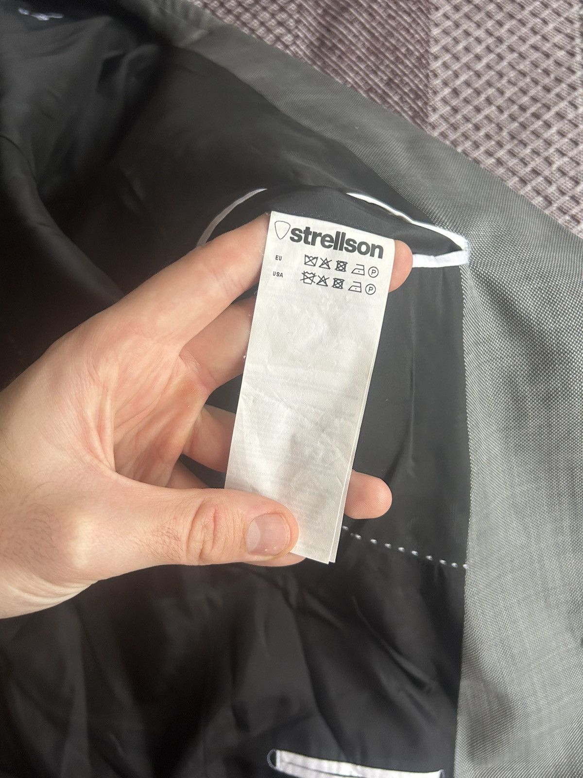 Strellson Strellson Wool Mens Suit 2 Button Solid Style Size 48 Luxury Size 38R - 9 Thumbnail