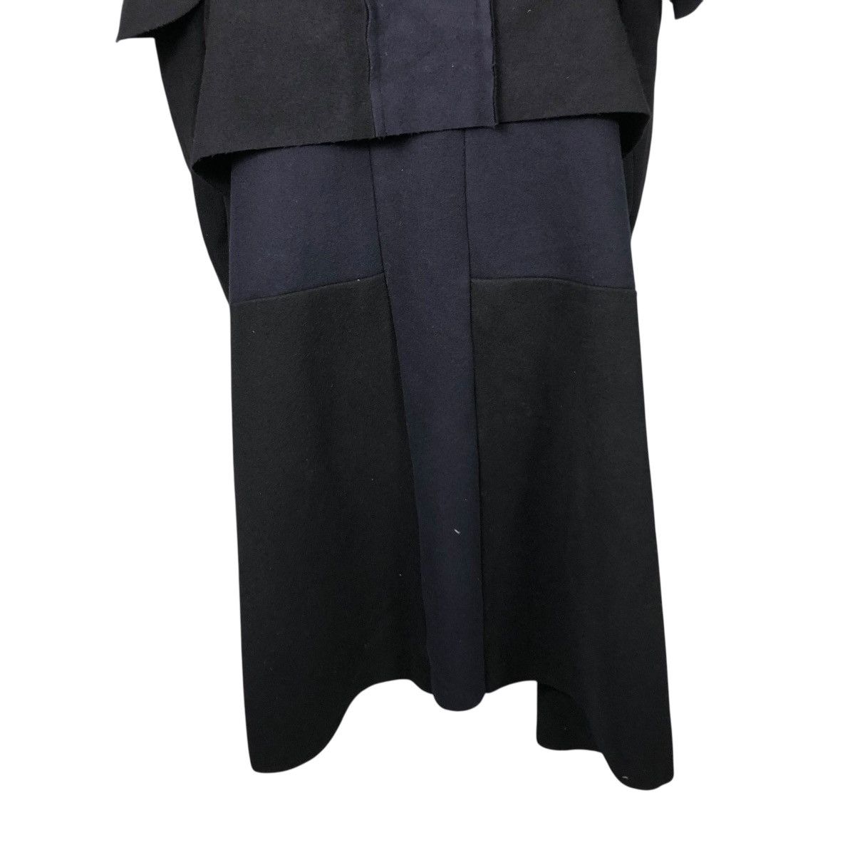 Comme des Garcons 🔥VINTAGE 2003 CAPE JACKET WOOL OVERSIZE ASYMMETRIC DRAPED Size US M / EU 48-50 / 2 - 10 Thumbnail