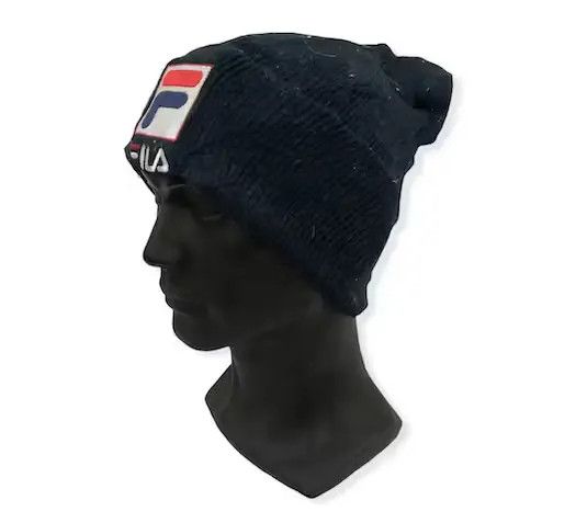 Fila Vintage Fila Spell Out Beanie Hat Size ONE SIZE - 2 Thumbnail